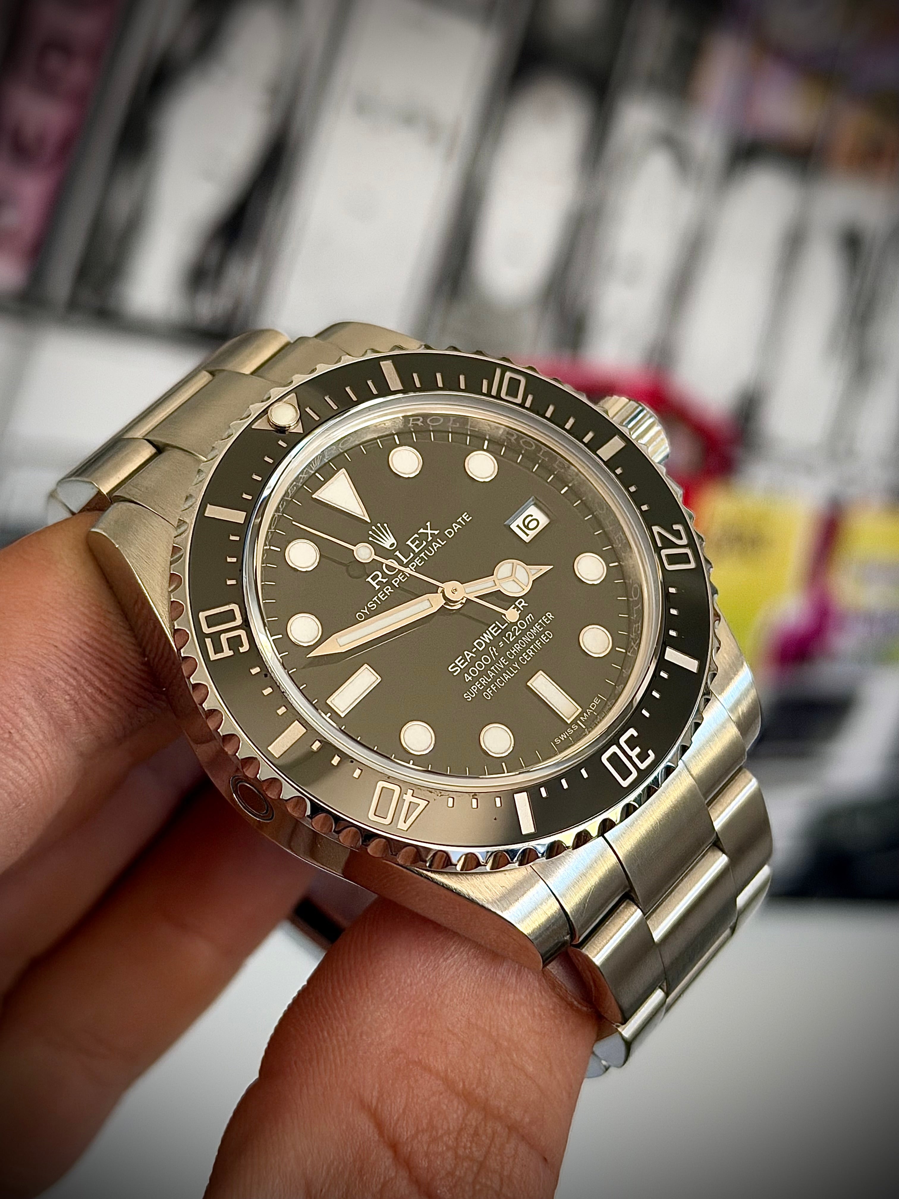 2017 ROLEX SEA-DWELLER 4000, 116600, FULL SET, INC GST