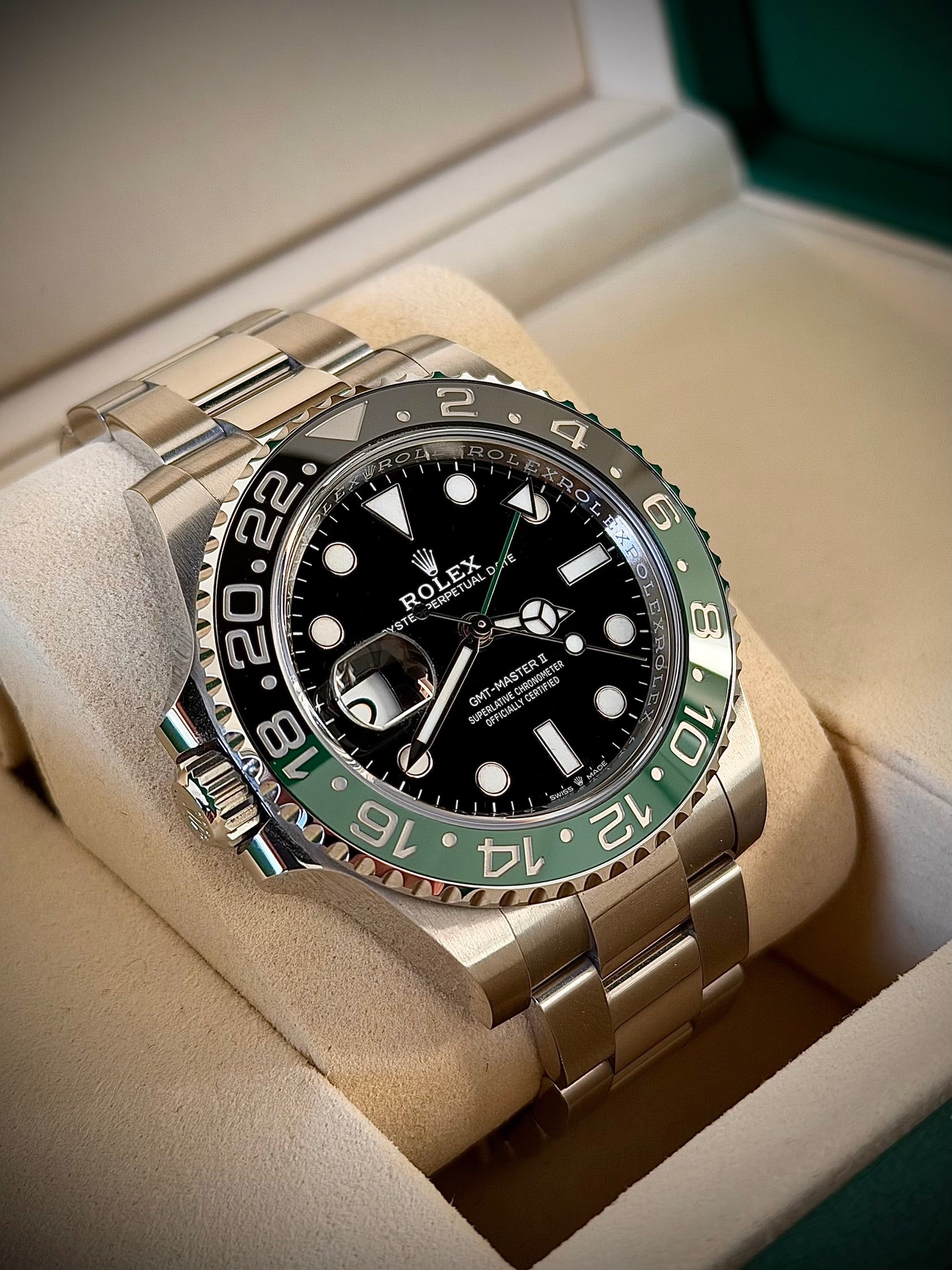 2025 ROLEX GMT-MASTER II “SPRITE”, 126720VTNR, FULL SET, INC GST