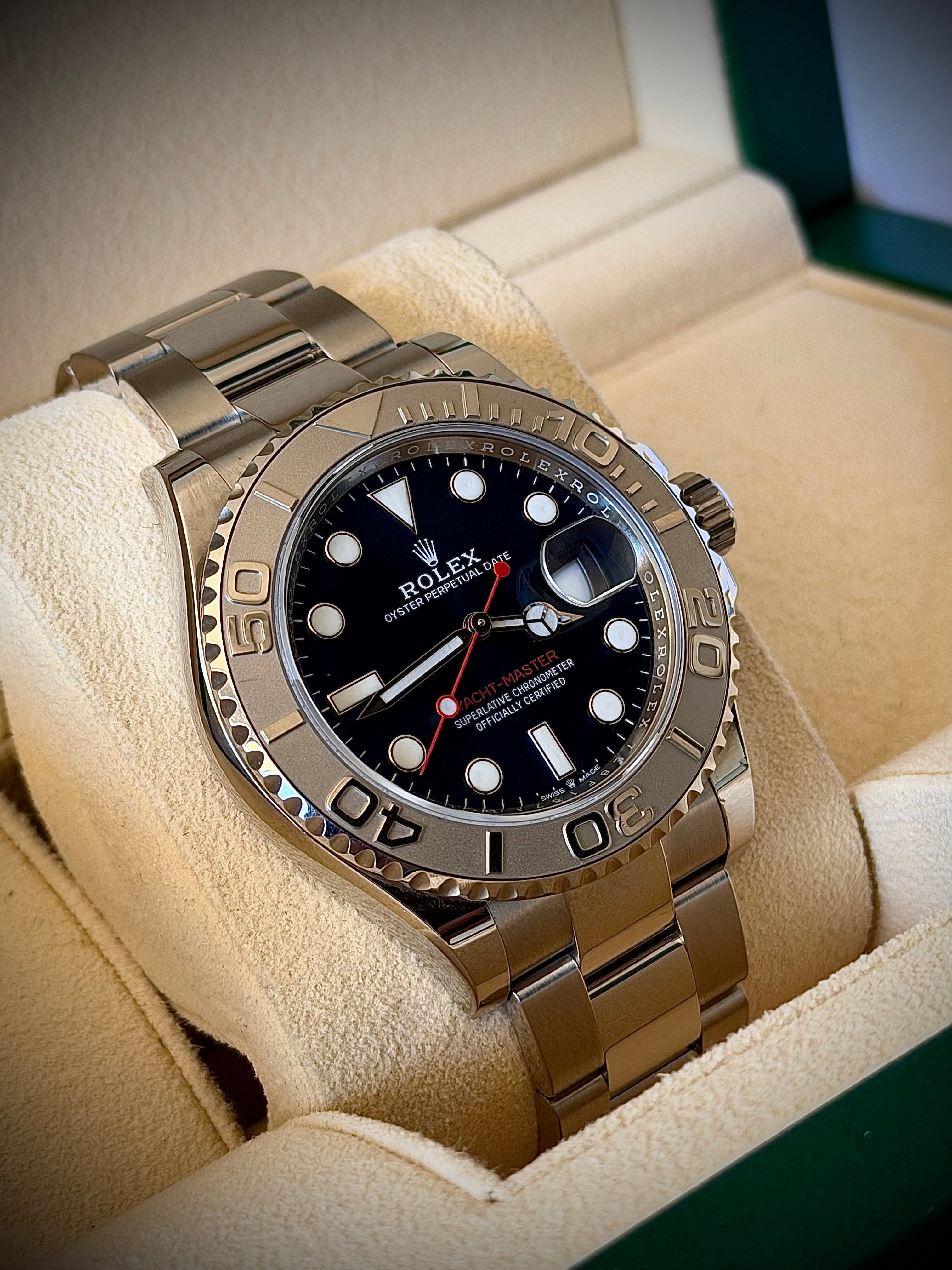 2022 ROLEX YACHT-MASTER 40, BLUE DIAL, 126622, BOX AND PAPERS, INC GST