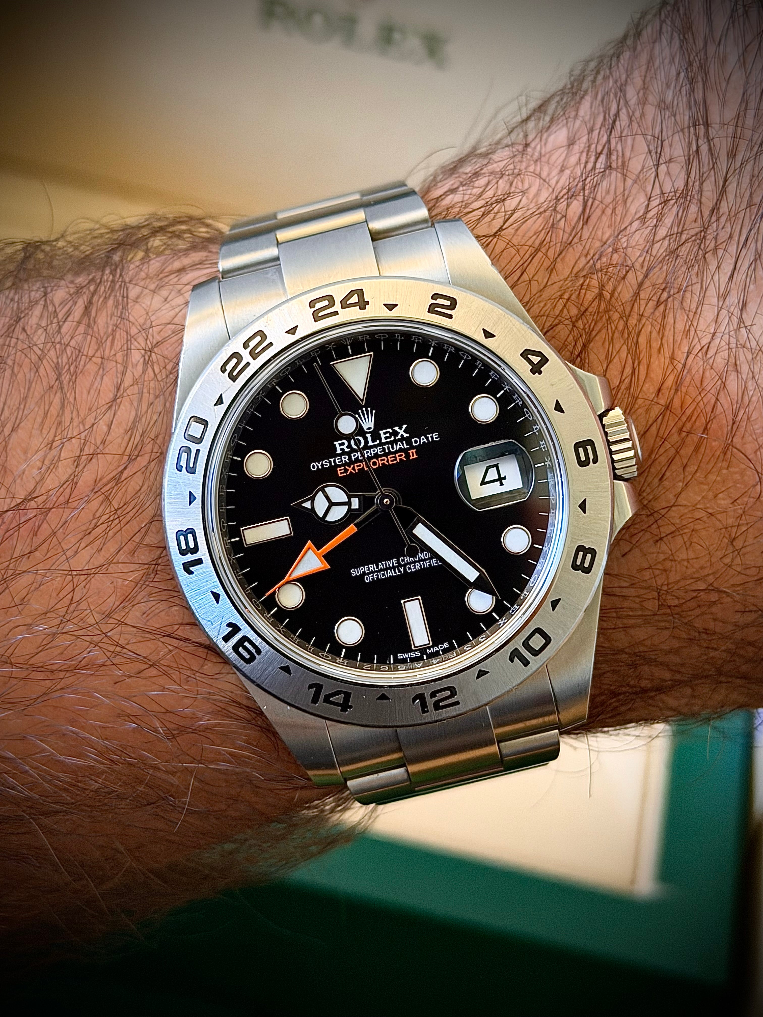 2016 ROLEX EXPLORER II, 216570, FULL SET, INC GST