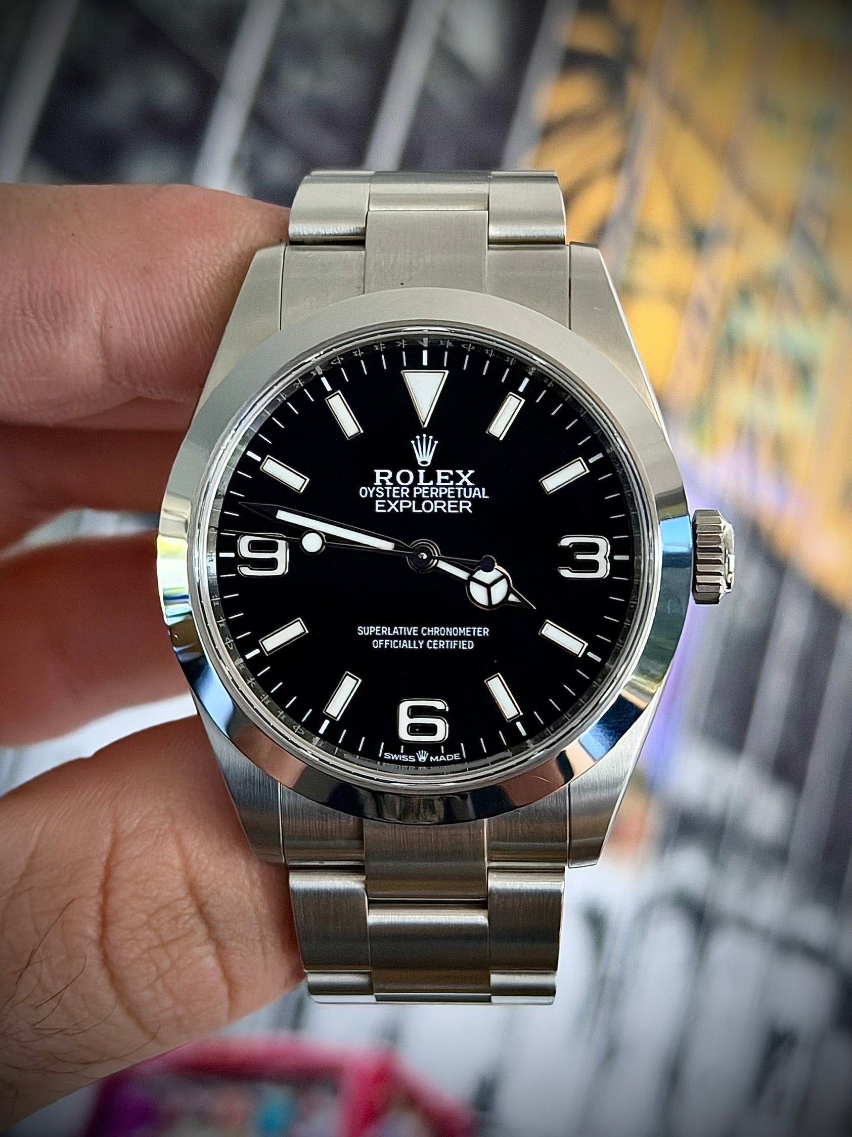 2025 ROLEX EXPLORER 40, 224270, FULL SET, INC GST