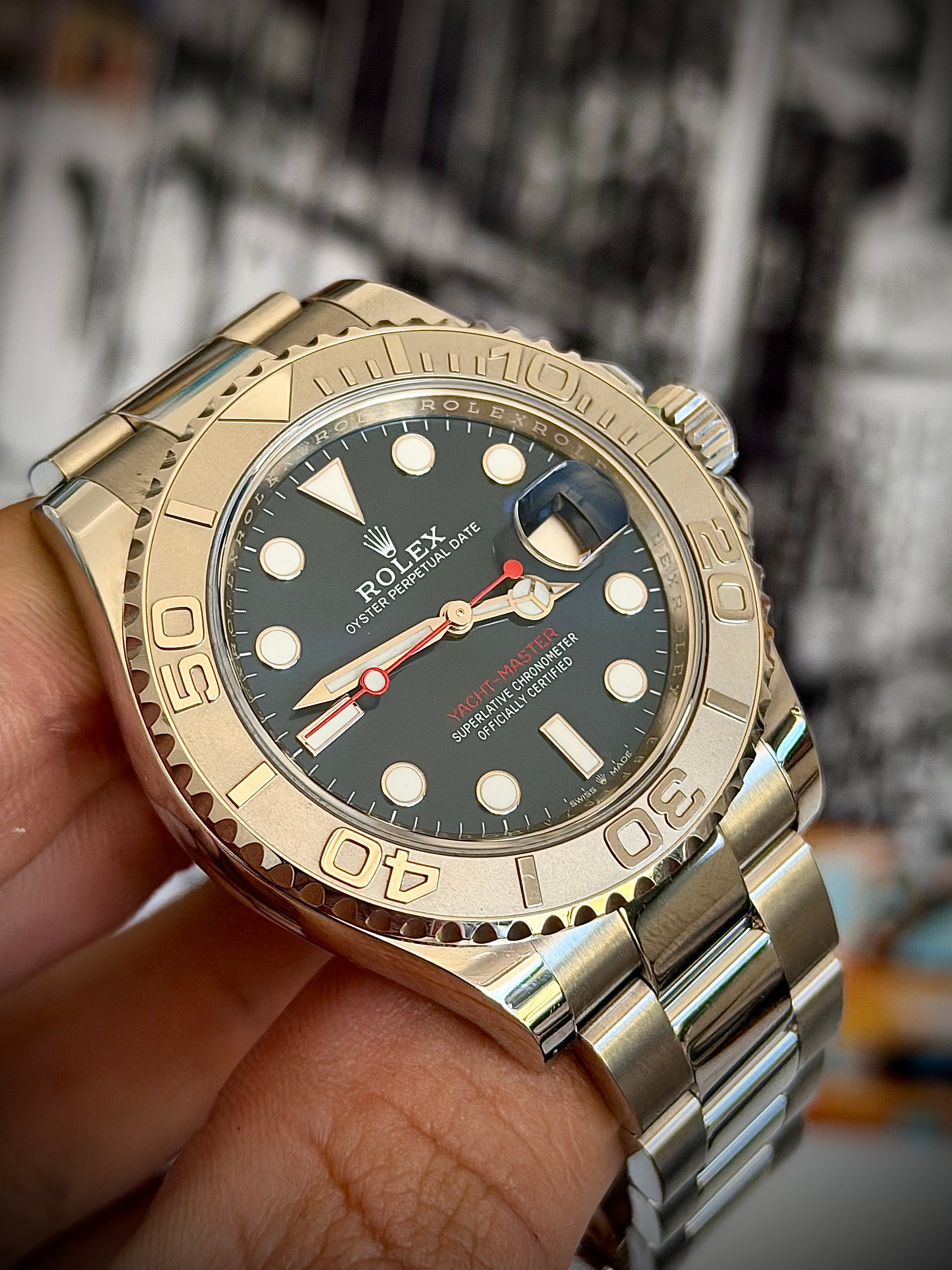 2022 ROLEX YACHT-MASTER 40, BLUE DIAL, 126622, BOX AND PAPERS, INC GST