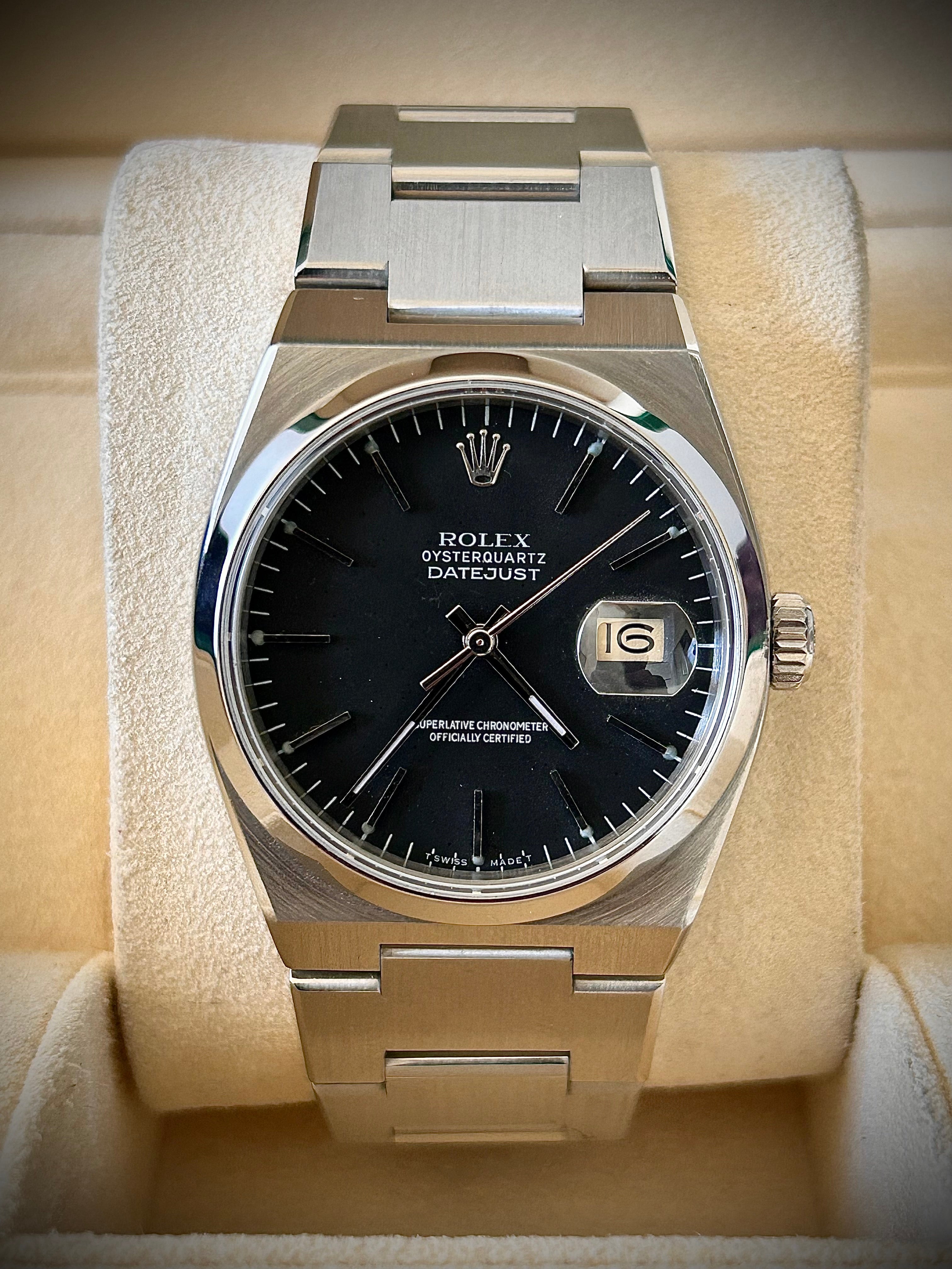 1984 ROLEX OYSTERQUARTZ, 17000, FULL SET, INC GST