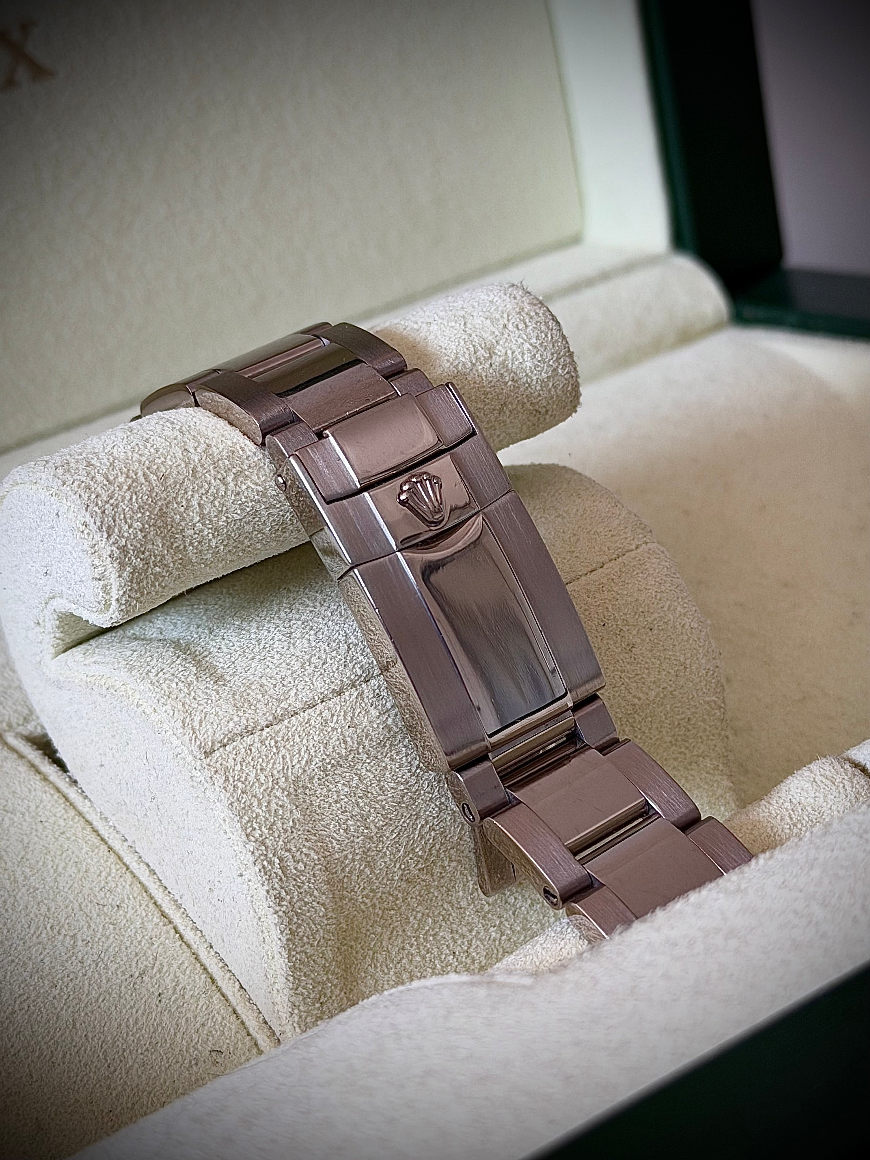 2008 ROLEX DAYTONA 18CT WHITE GOLD, 116509, FACTORY DIAMOND PAVÉ ARABIC DIAL, FULL SET, INC GST