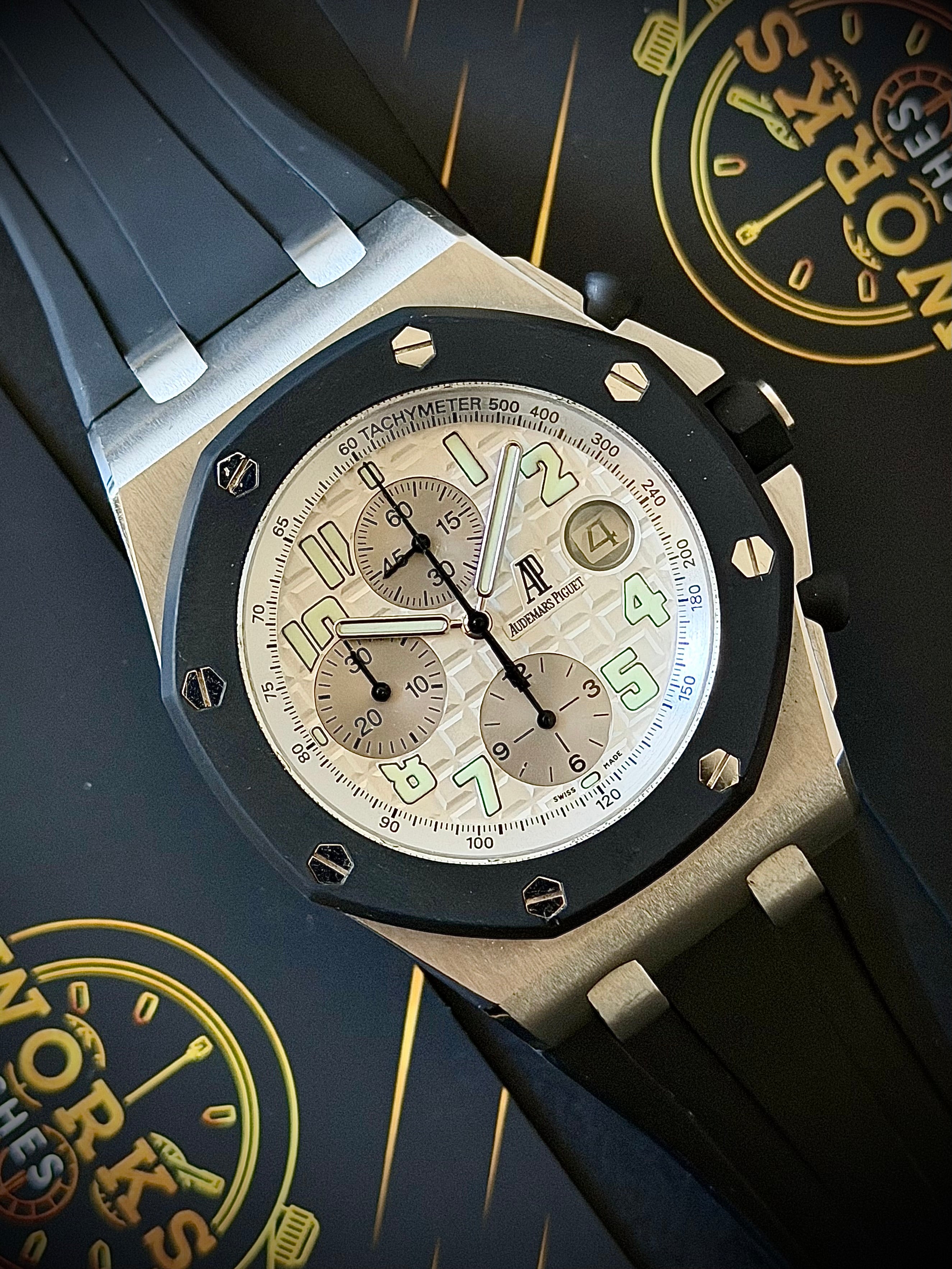 2003 AUDEMARS PIGUET ROYAL OAK OFFSHORE, 25940SK.00.D002CA.01.A, WATCH & AP SERVICE QUOTE, INC GST