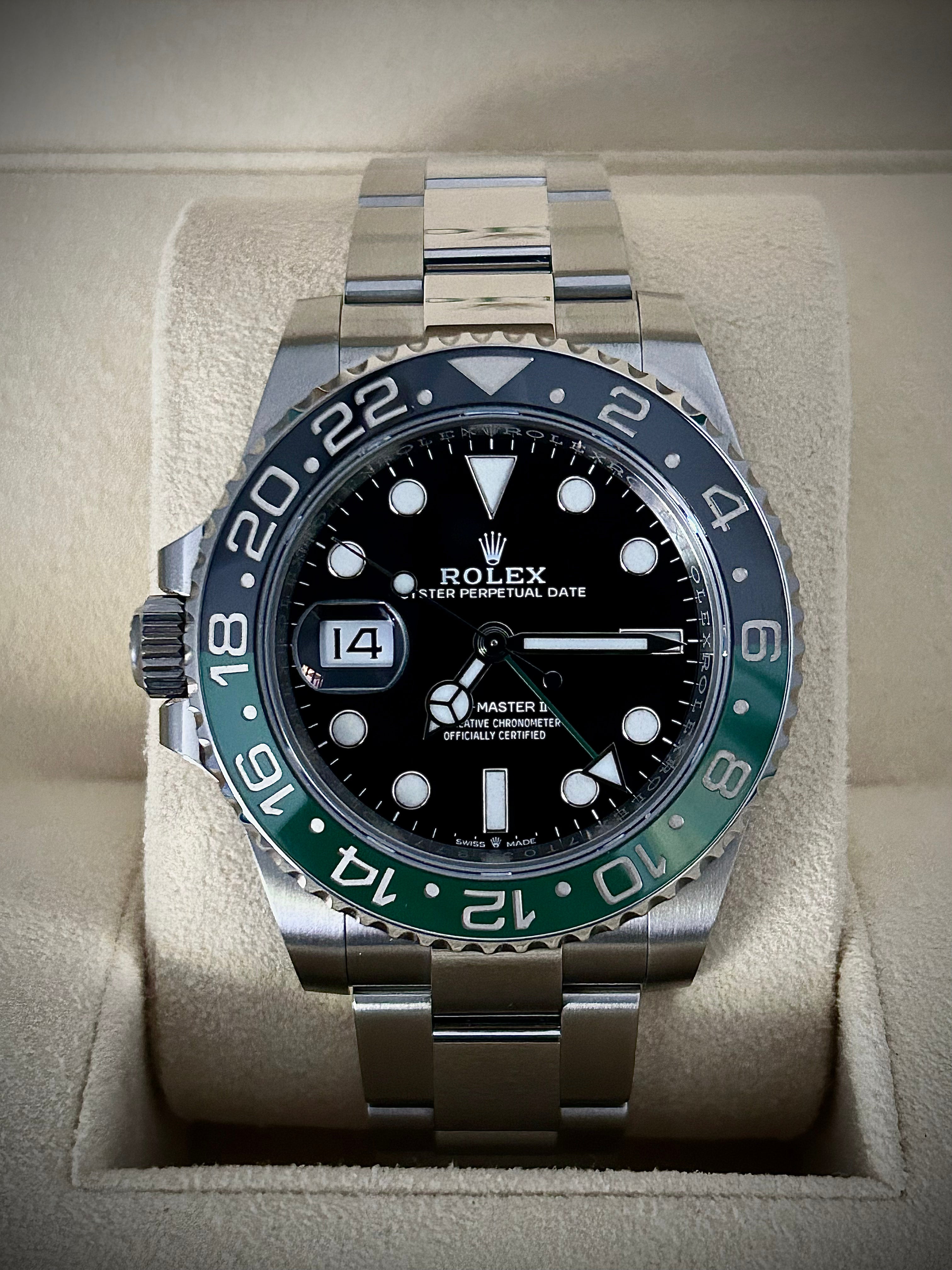 2022 ROLEX GMT-MASTER II, FULL SET, INC GST