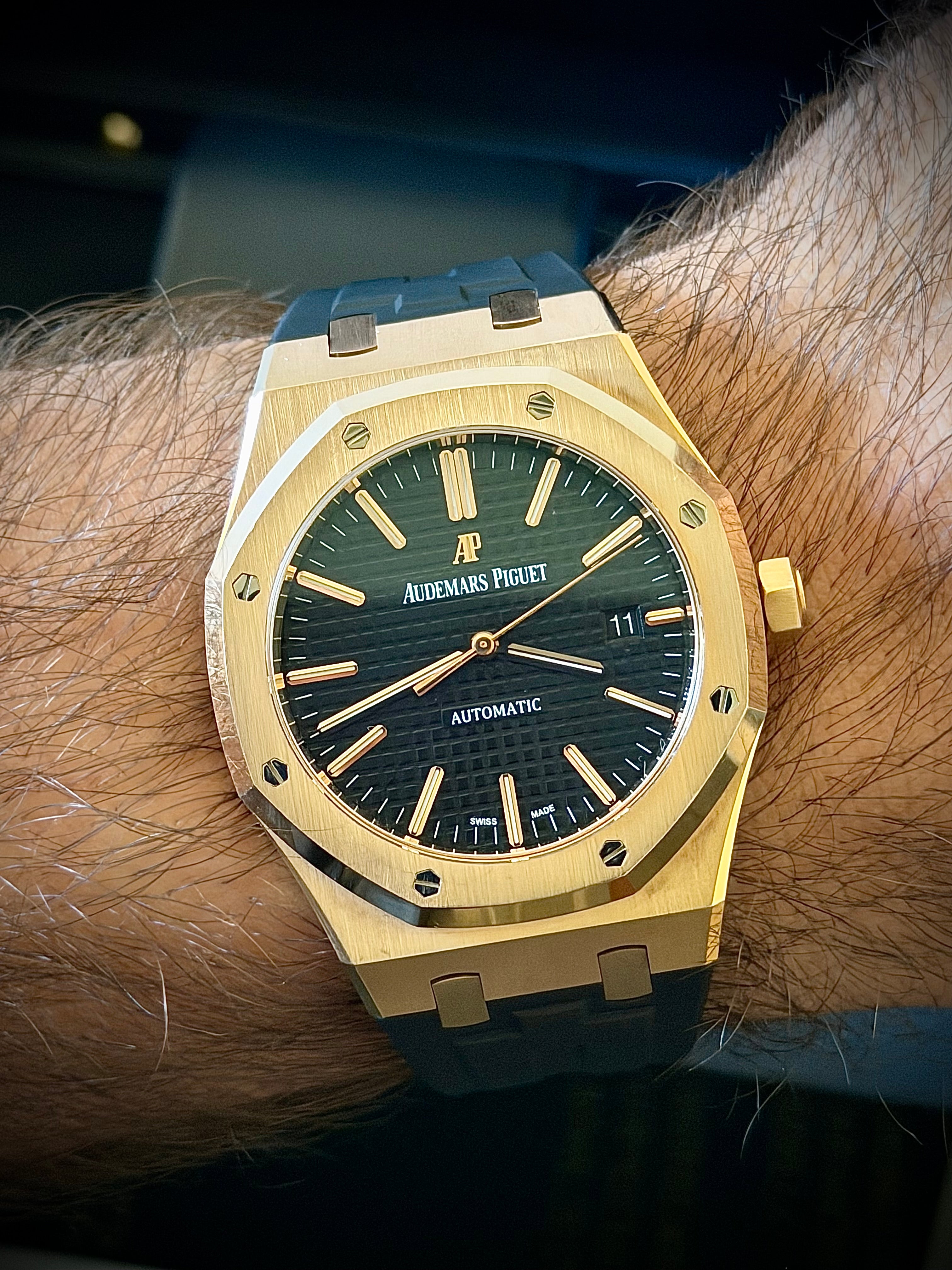 2017 AUDEMARS PIGUET ROYAL OAK, 15400OR, FULL SET, INC GST