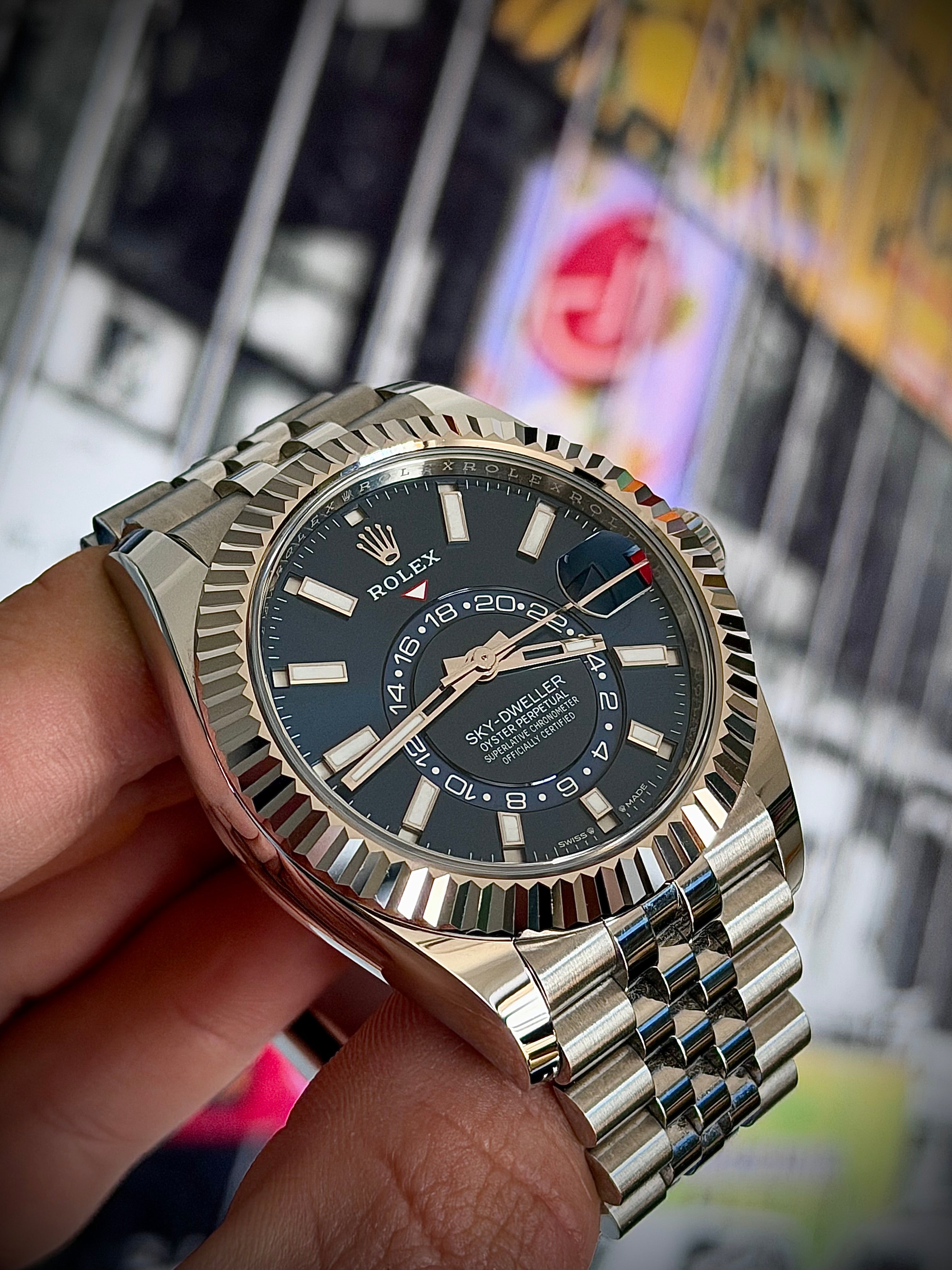 2026 ROLEX SKY DWELLER, BLUE DIAL, JUBILEE, 336934, FULL SET, INC GST