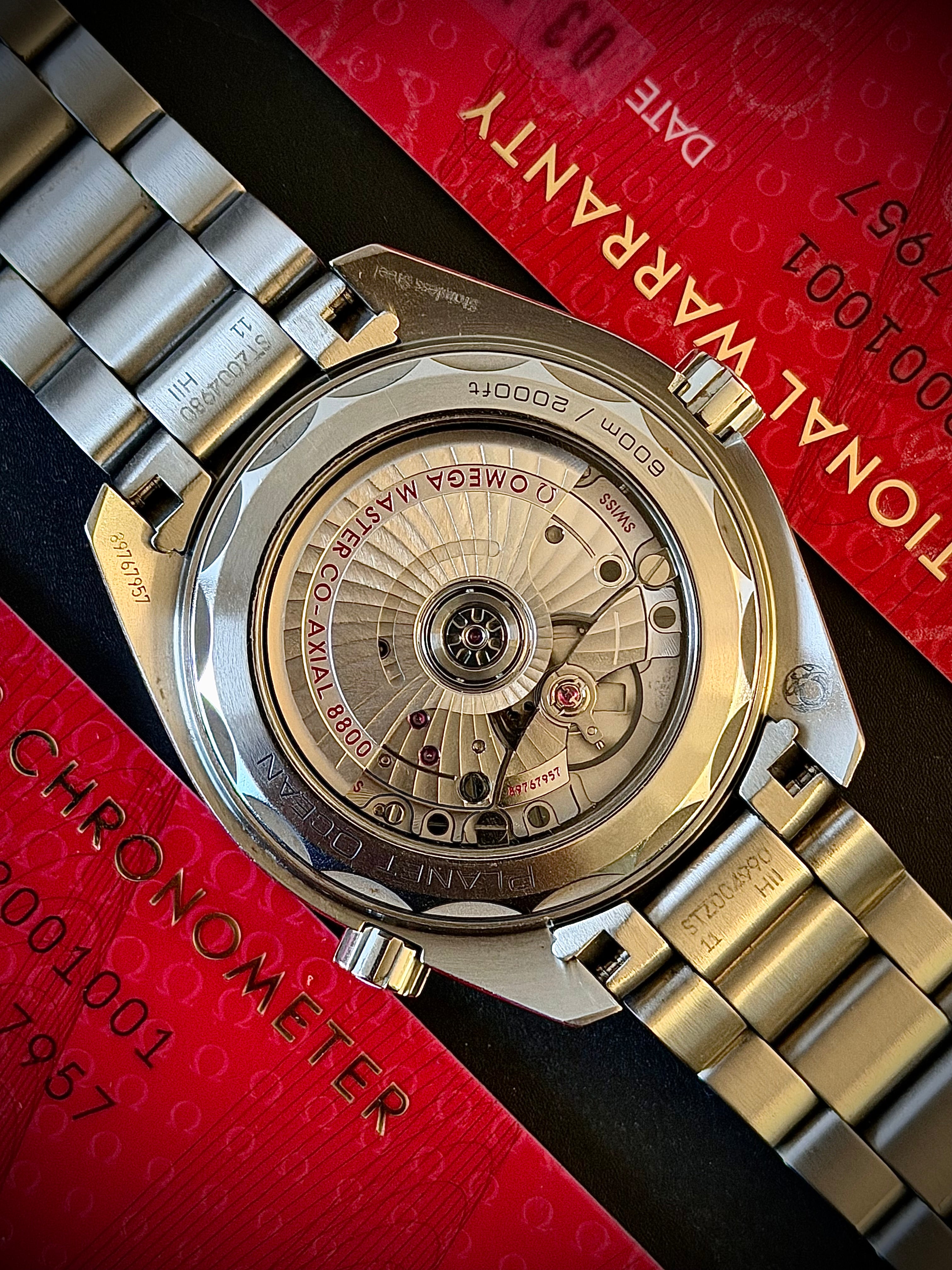 2023 OMEGA SEAMASTER PLANET OCEAN CO AXIAL 600M, 39.5MM, FULL SET, INC GST