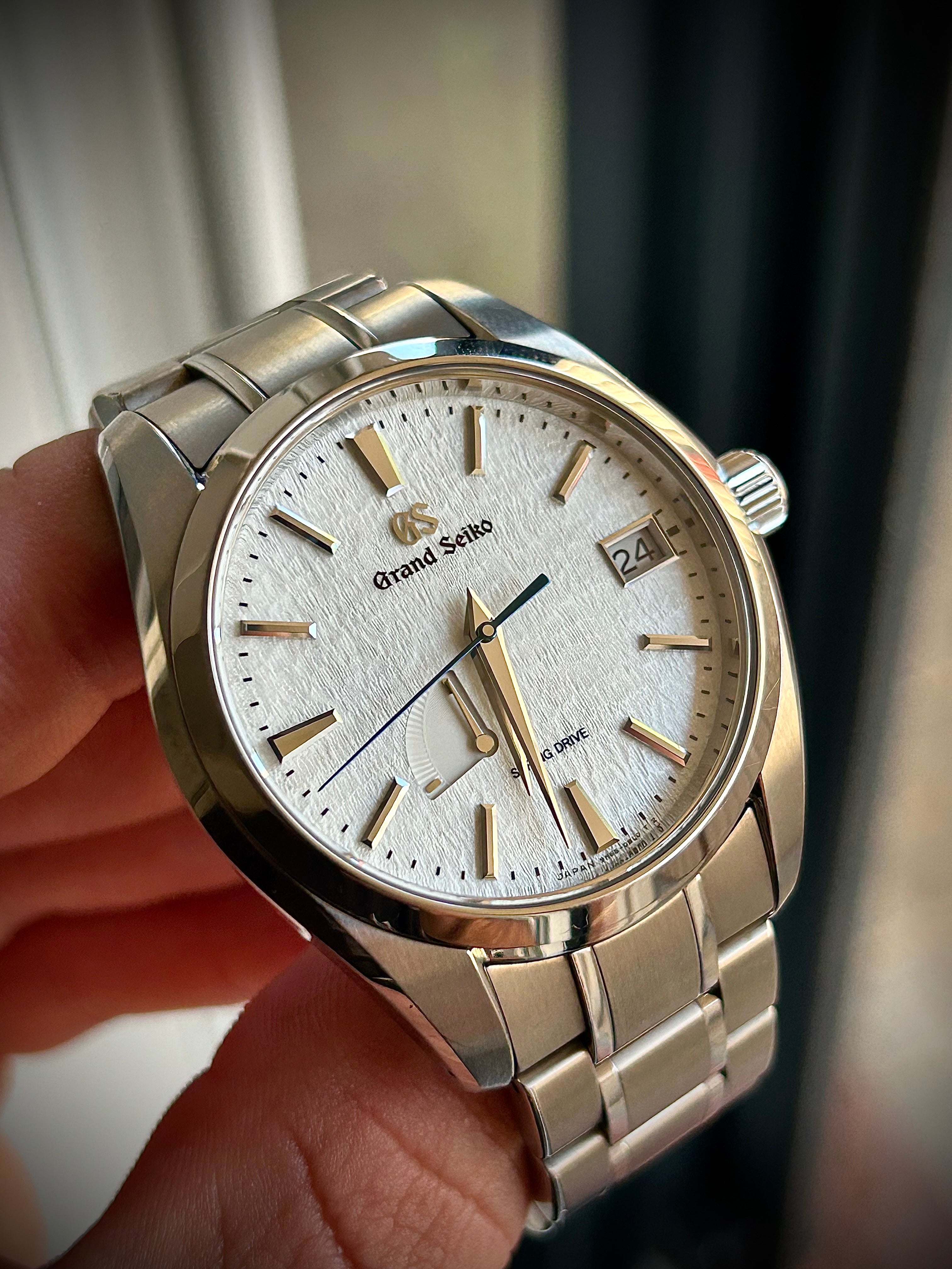 2019 GRAND SEIKO HERITAGE, SNOW FLAKE, 9R65-0AE0, FULL SET, INC GST