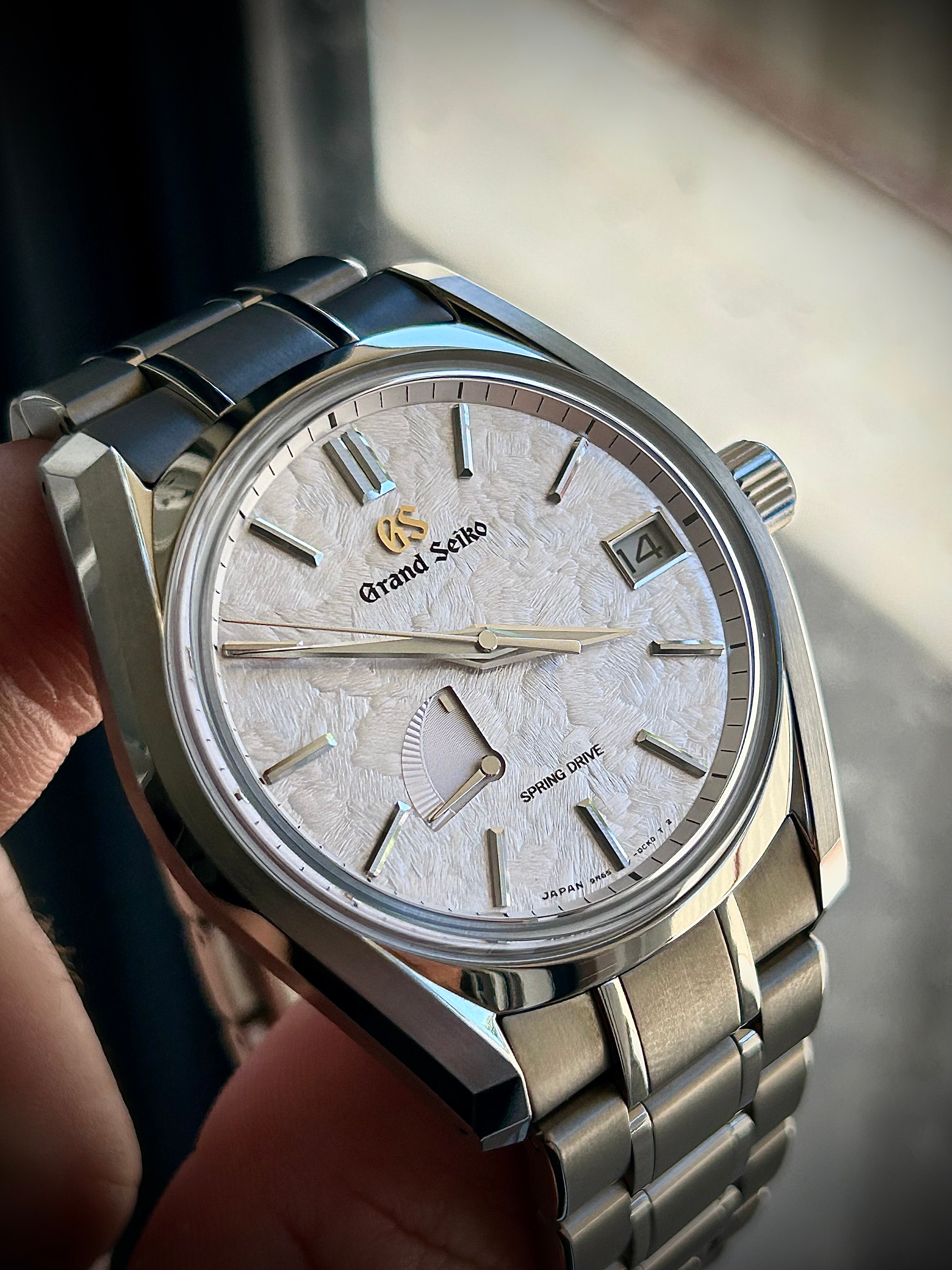 2023 GRAND SEIKO HERITAGE SPRING DRIVE, SHUNBUN, SBGA413, FULL SET, INC GST
