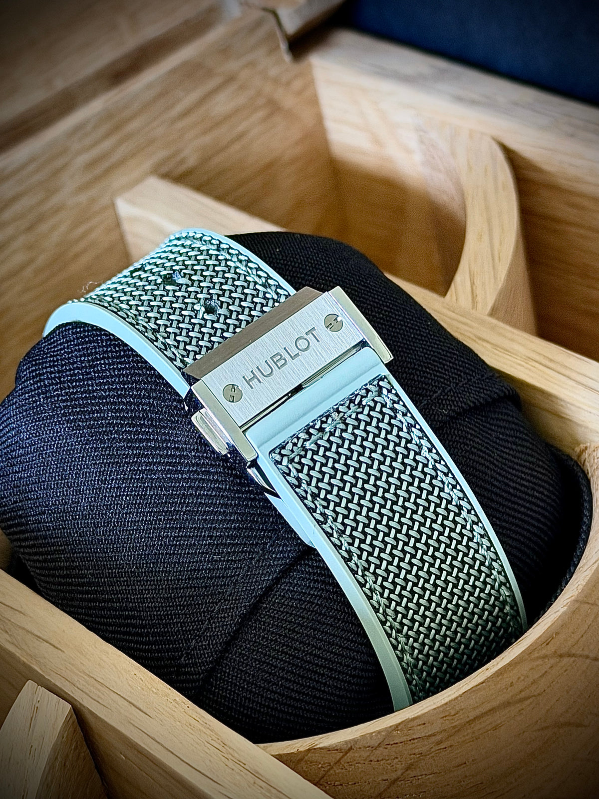 2026 HUBLOT CLASSIC FUSION TITANIUM SAGE GREEN 42MM, 542.NX.891G.NR, NEW RELEASE, FULL SET, INC GST
