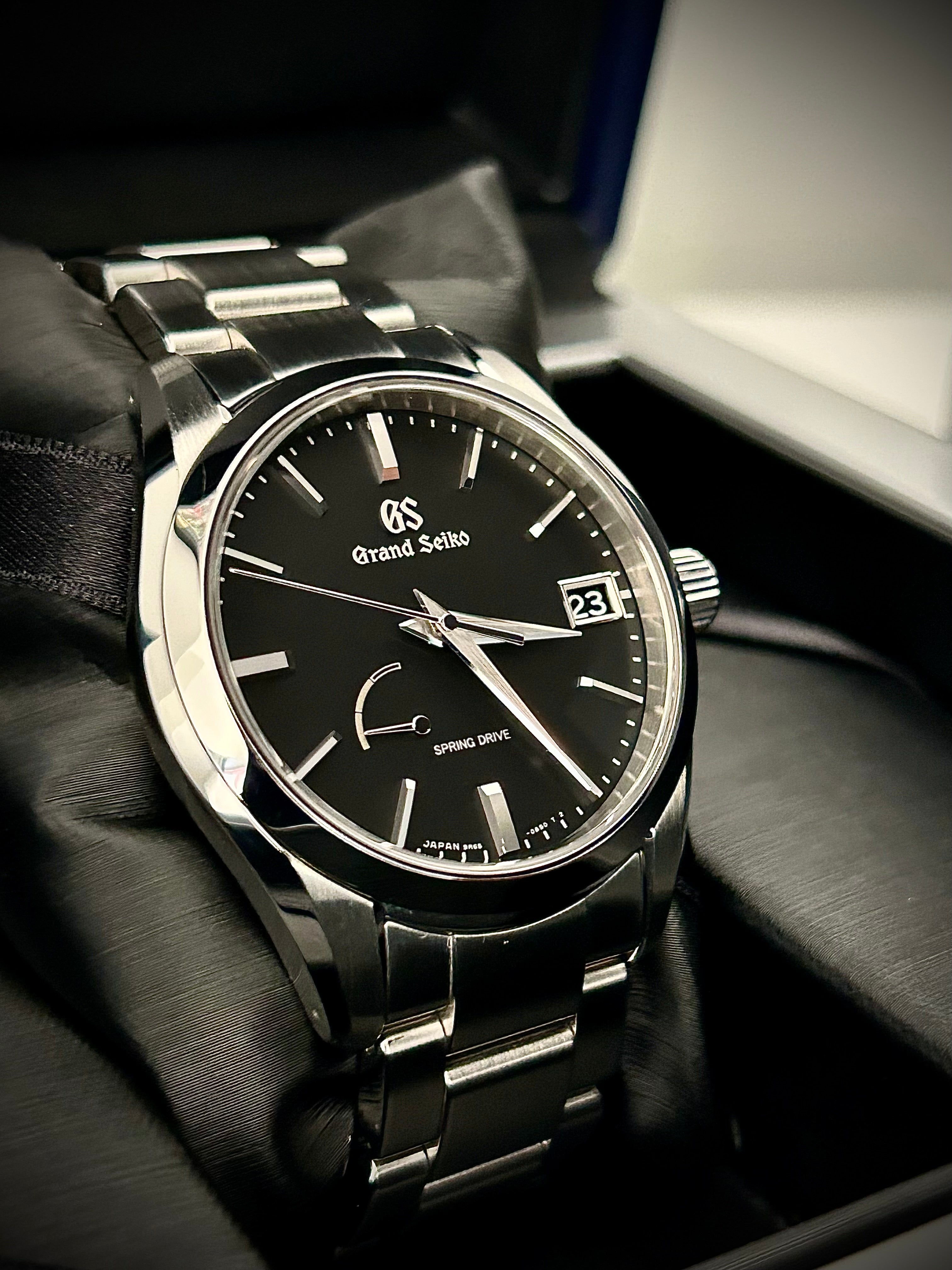 2017 GRAND SEIKO HERITAGE SPRING DRIVE, SBGA285G, FULL SET, INC GST