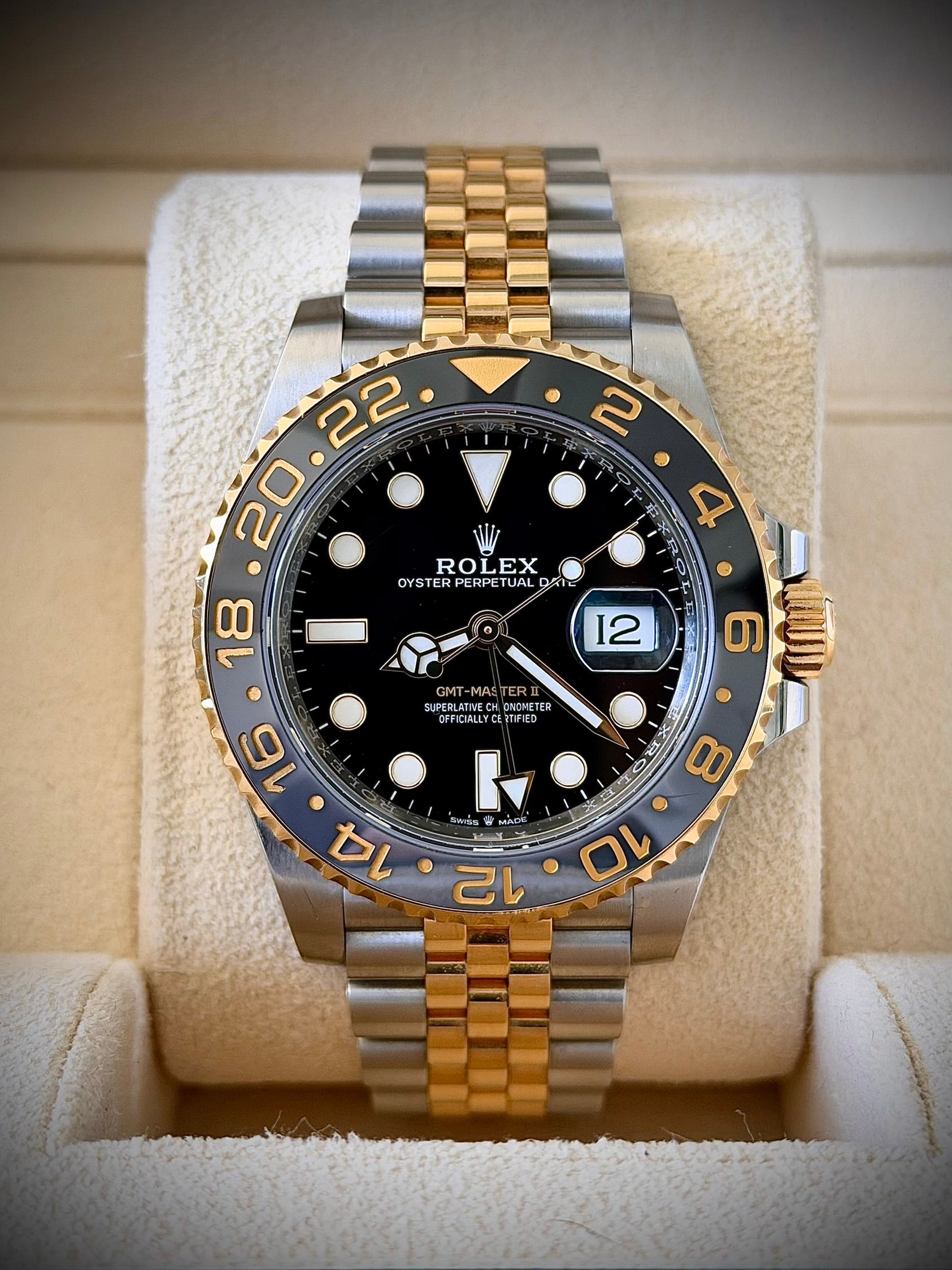 2024 ROLEX GMT MASTER II, ZOMBIE, 126713GRNR, FULL SET, INC GST
