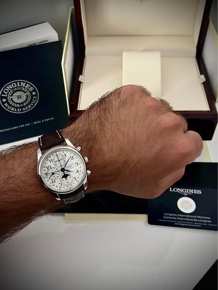 2021 LONGINES MASTER COLLECTION MOON-PHASE, L2.673.4.78.3, FULL SET