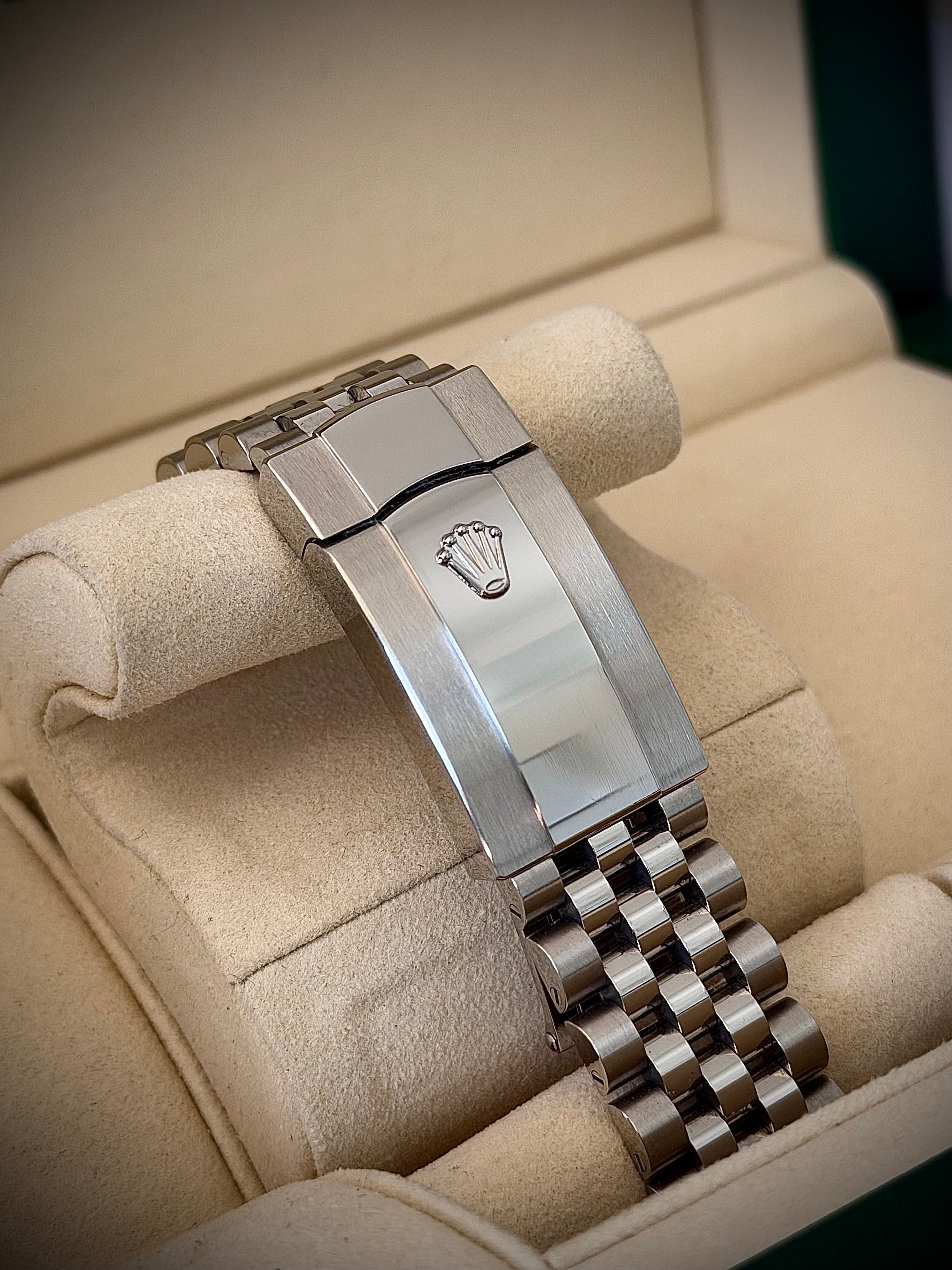 2024 ROLEX DATEJUST 41, WIMBLEDON DIAL, 126334, FULL SET, INC GST