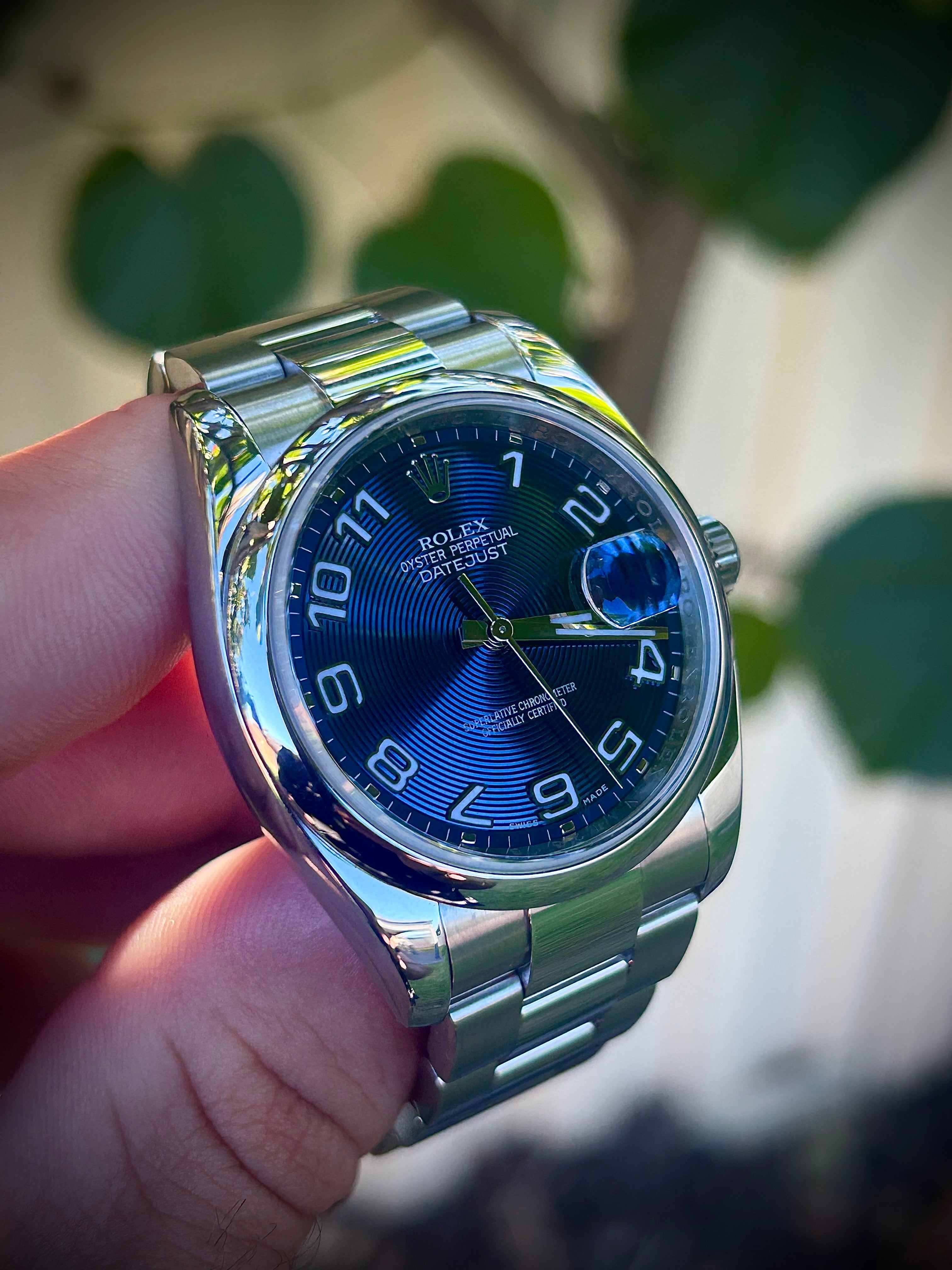 2009 ROLEX DATEJUST 36, 116200, FULL SET, INC GST