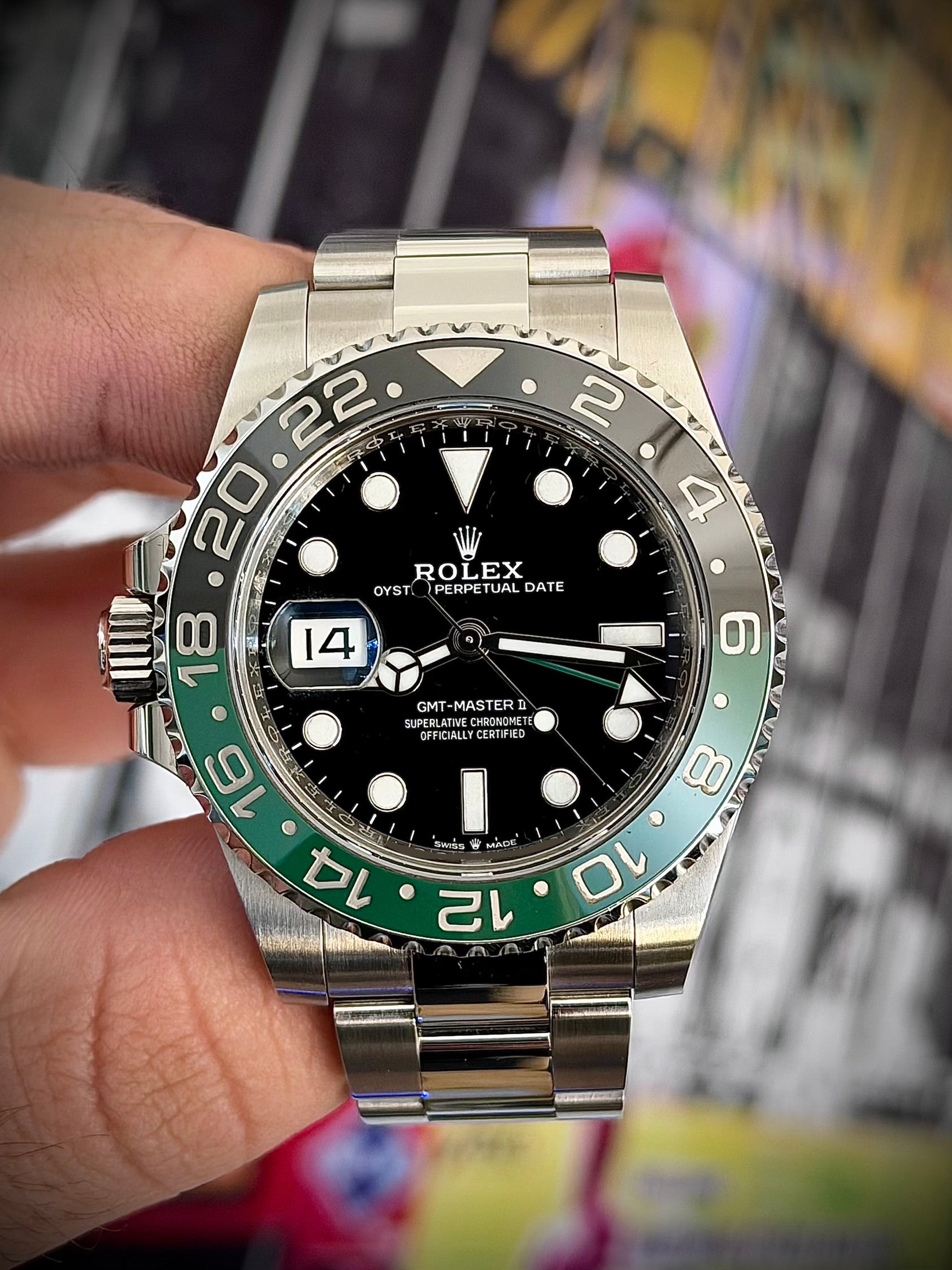 2025 ROLEX GMT-MASTER II “SPRITE”, 126720VTNR, FULL SET, INC GST