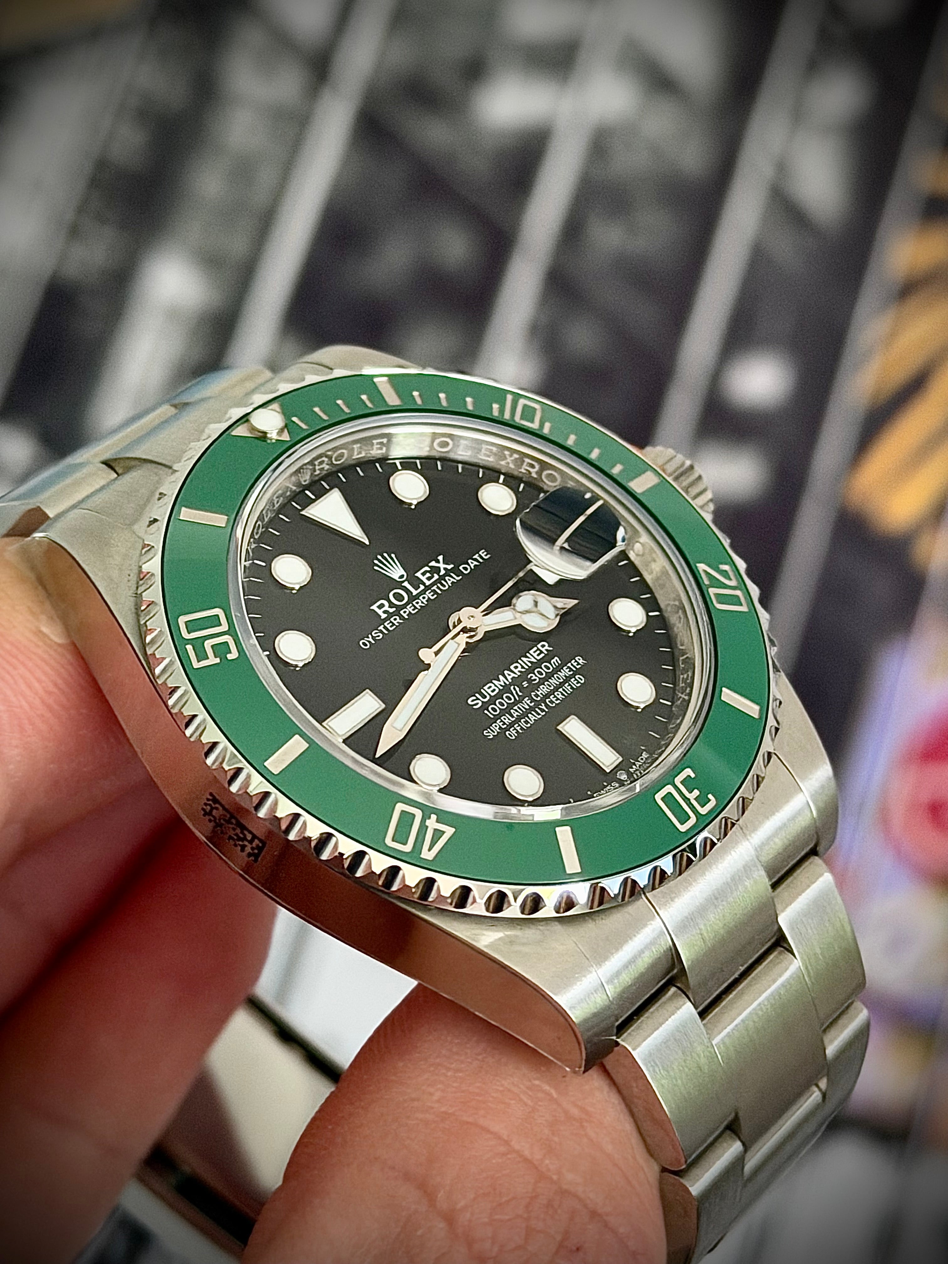 2022 ROLEX SUBMARINER DATE “STARBUCKS”, 126610LV, BRAND NEW, FULLY FACTORY STICKERED, FULL SET, INC GST