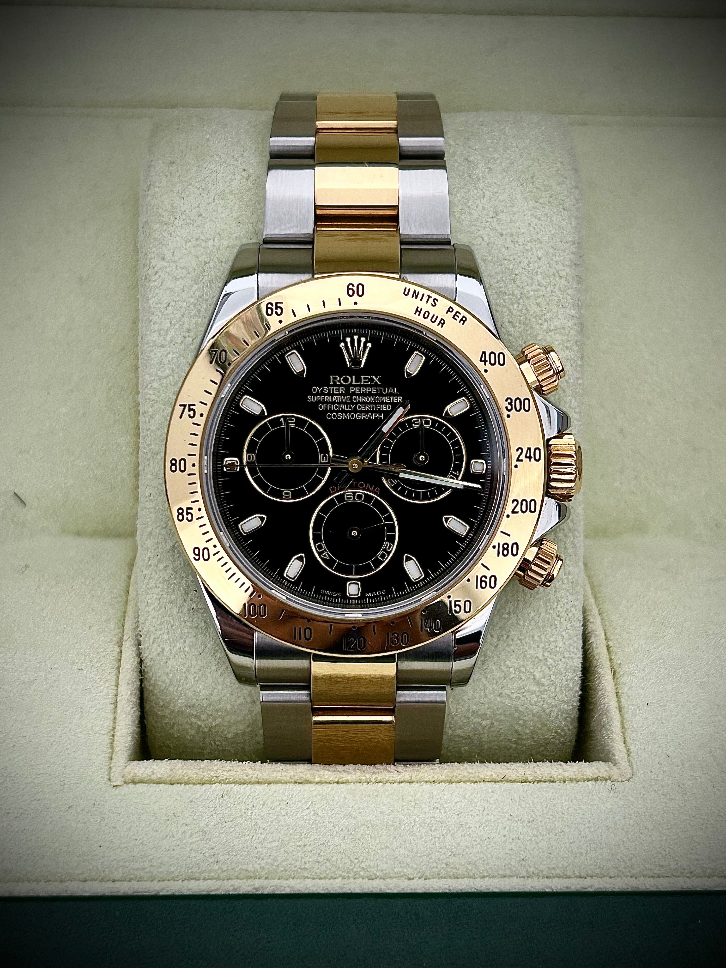 2005 ROLEX COSMOGRAPH DAYTONA, 116523, FULL SET, INC GST