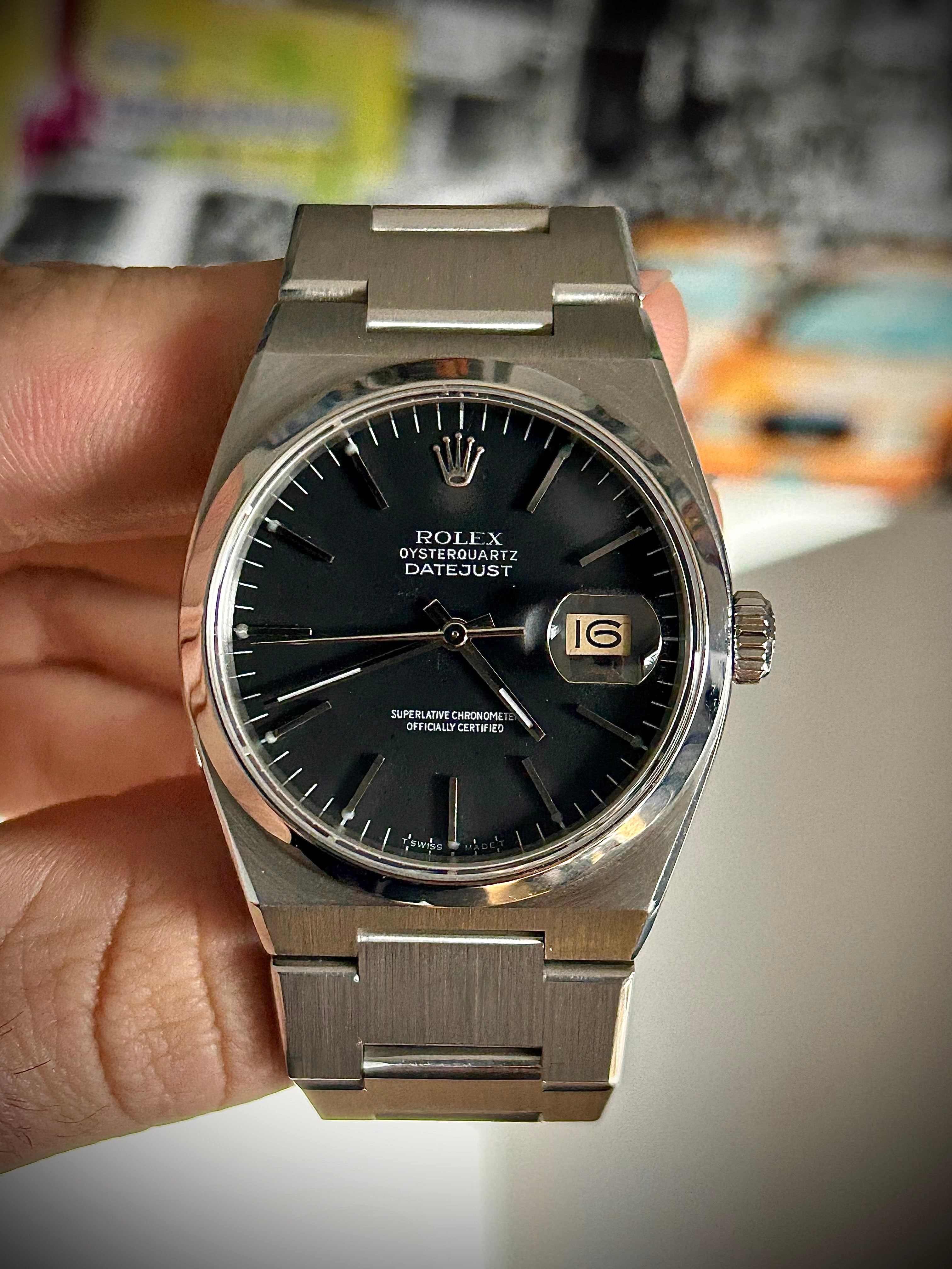 1984 ROLEX OYSTERQUARTZ, 17000, FULL SET, INC GST
