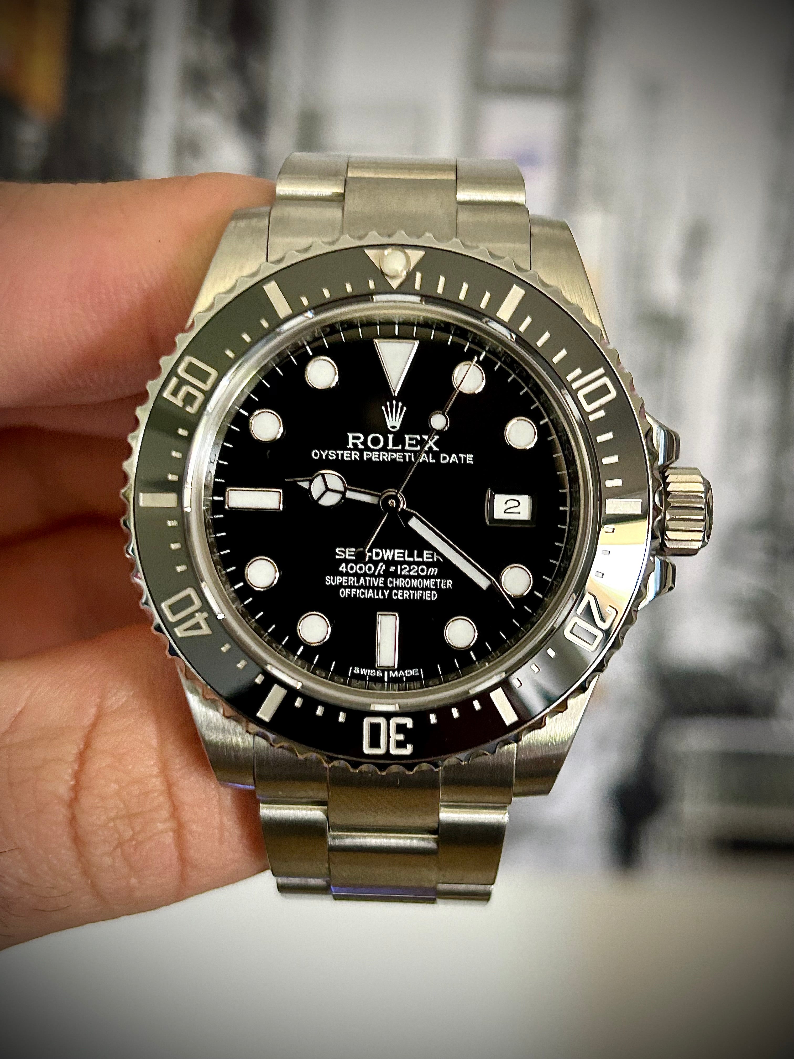 2016 ROLEX SEA-DWELLER 4000, 116600, FULL SET, INC GST