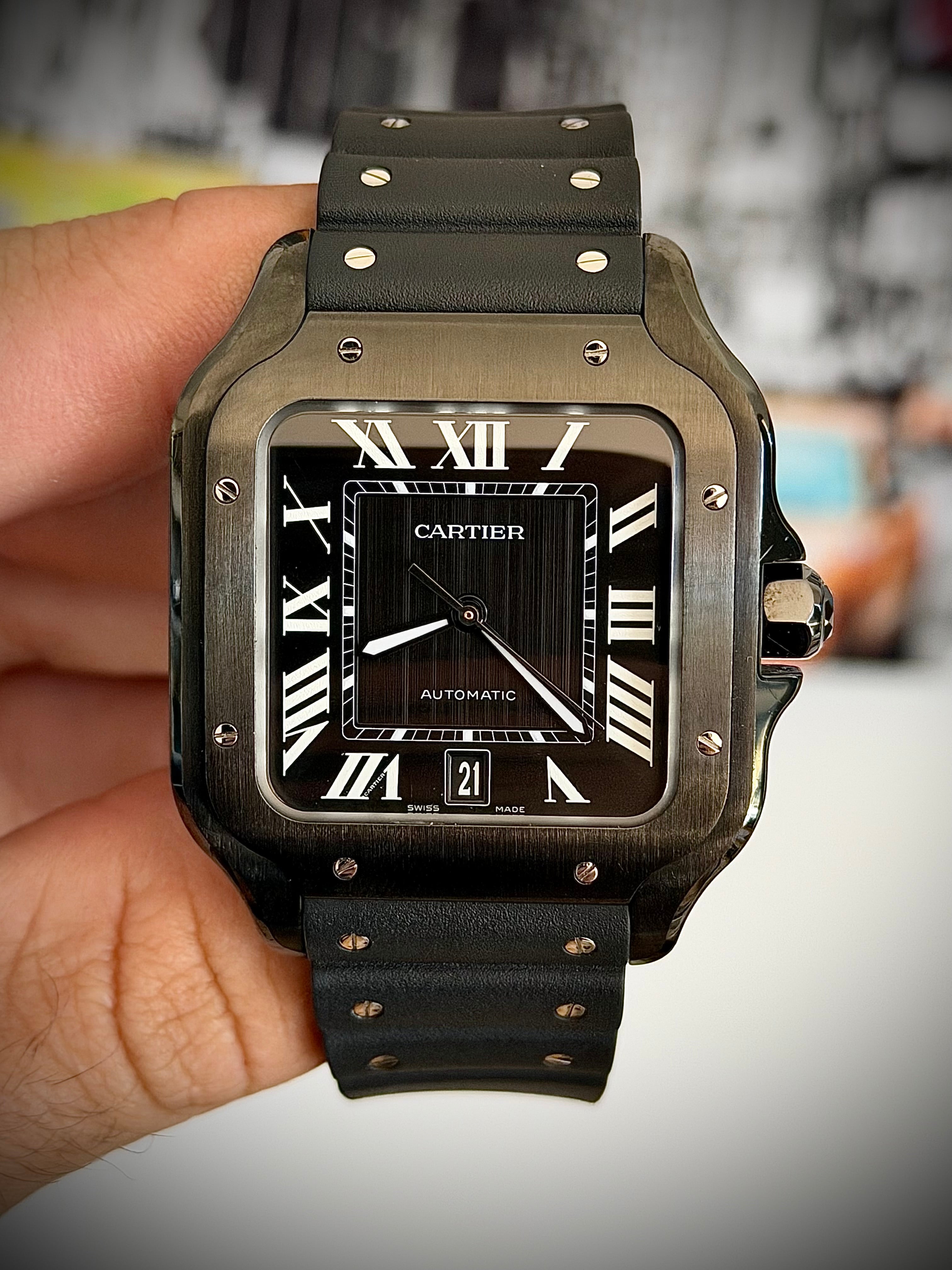 2020 CARTIER SANTOS LARGE ADLC, WSSA0039, FULL SET, INC GST