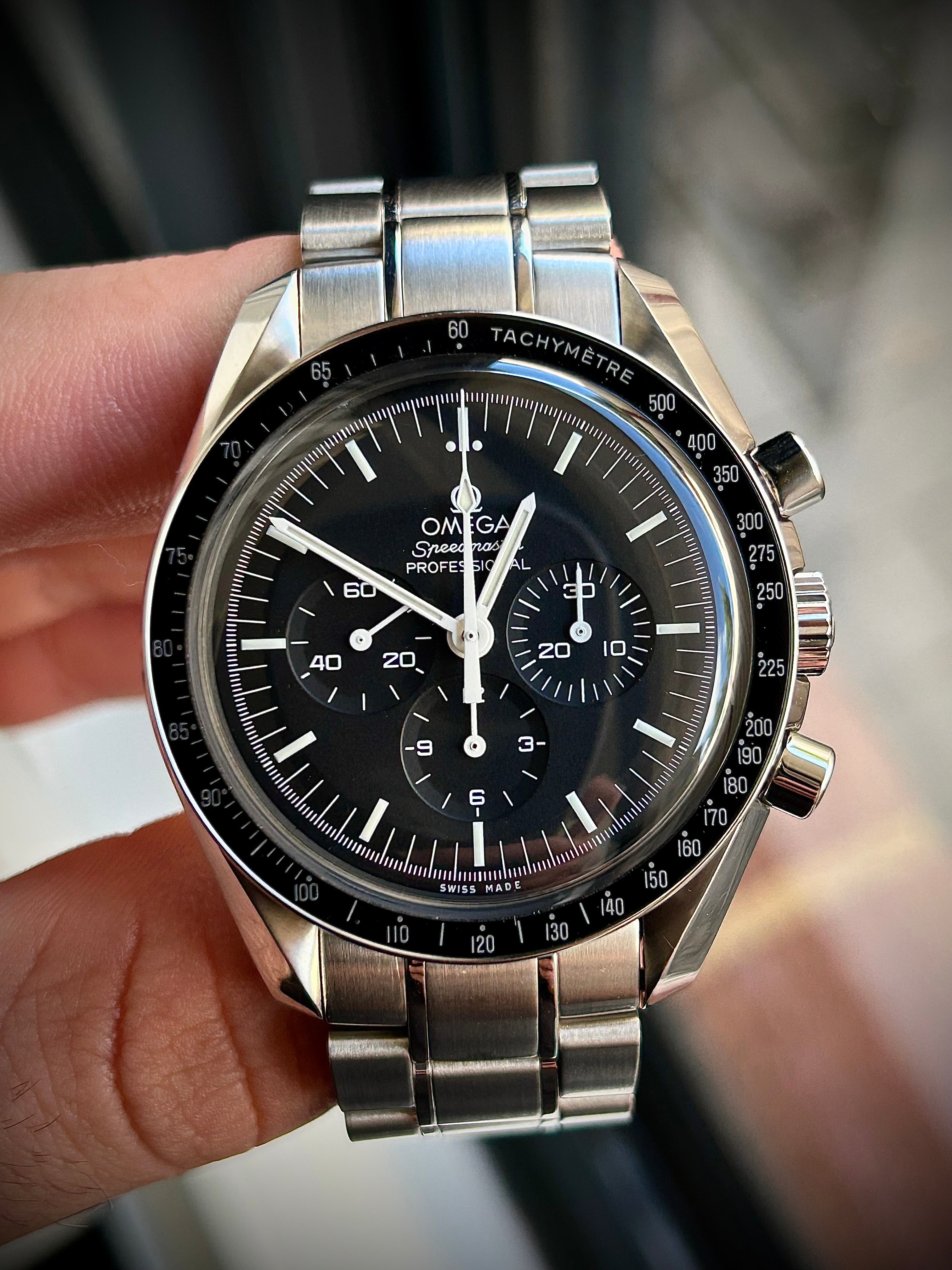 2015 OMEGA SPEEDMASTER PROFESSIONAL, FULL SET, INC GST No