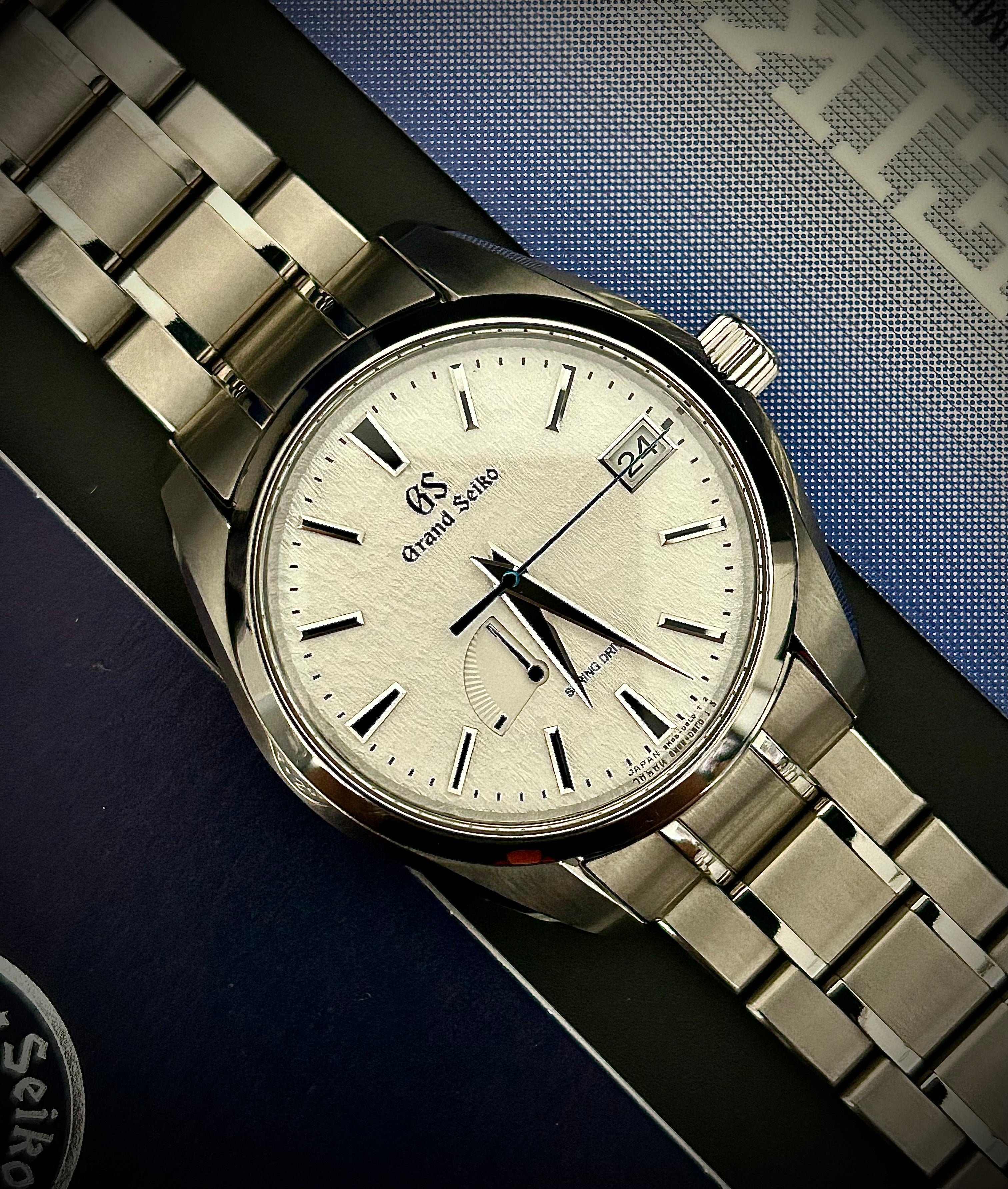 2019 GRAND SEIKO HERITAGE, SNOW FLAKE, 9R65-0AE0, FULL SET, INC GST