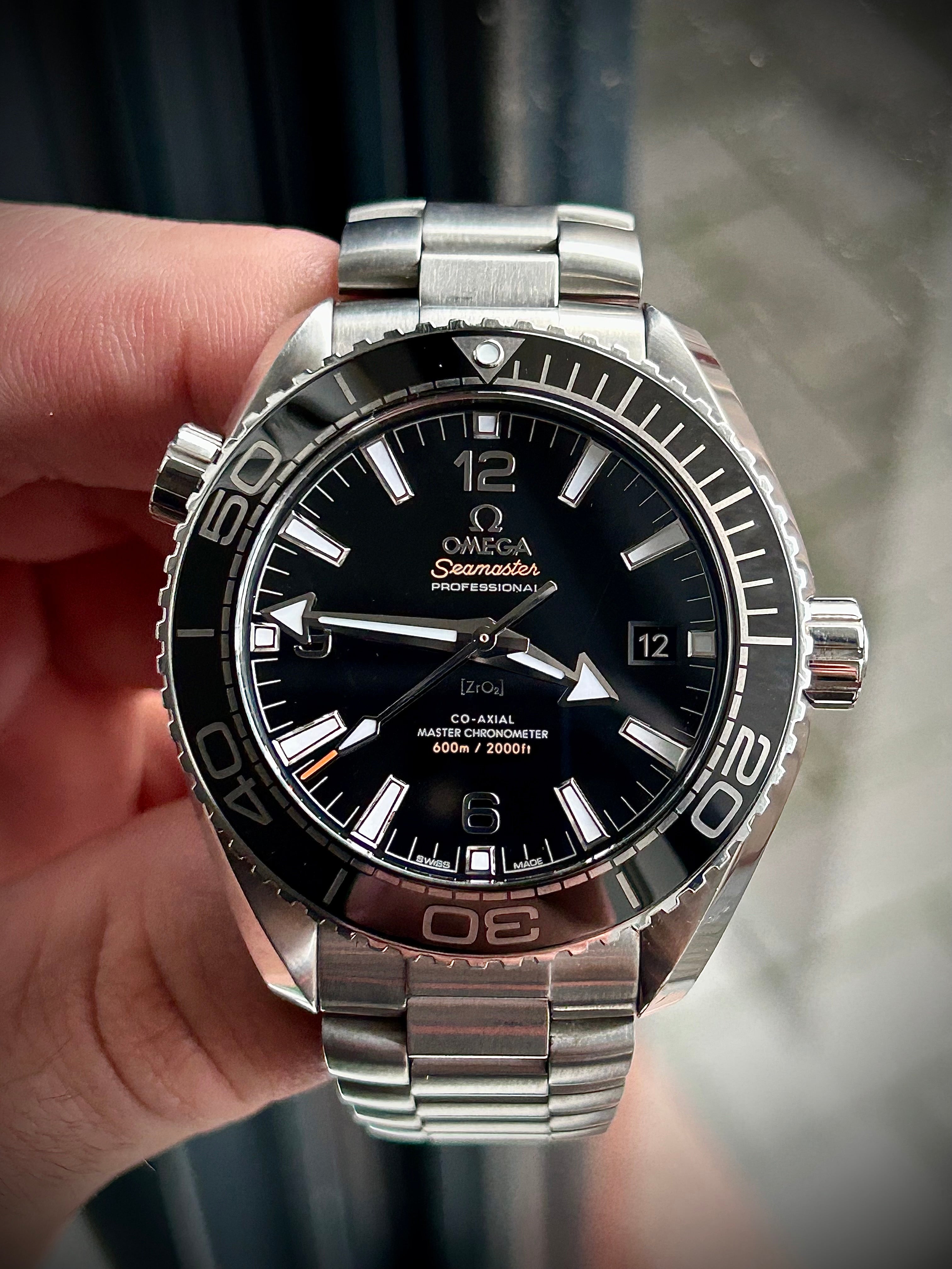 2018 OMEGA SEAMASTER PLANET OCEAN 600M, FULL SET, INC GST