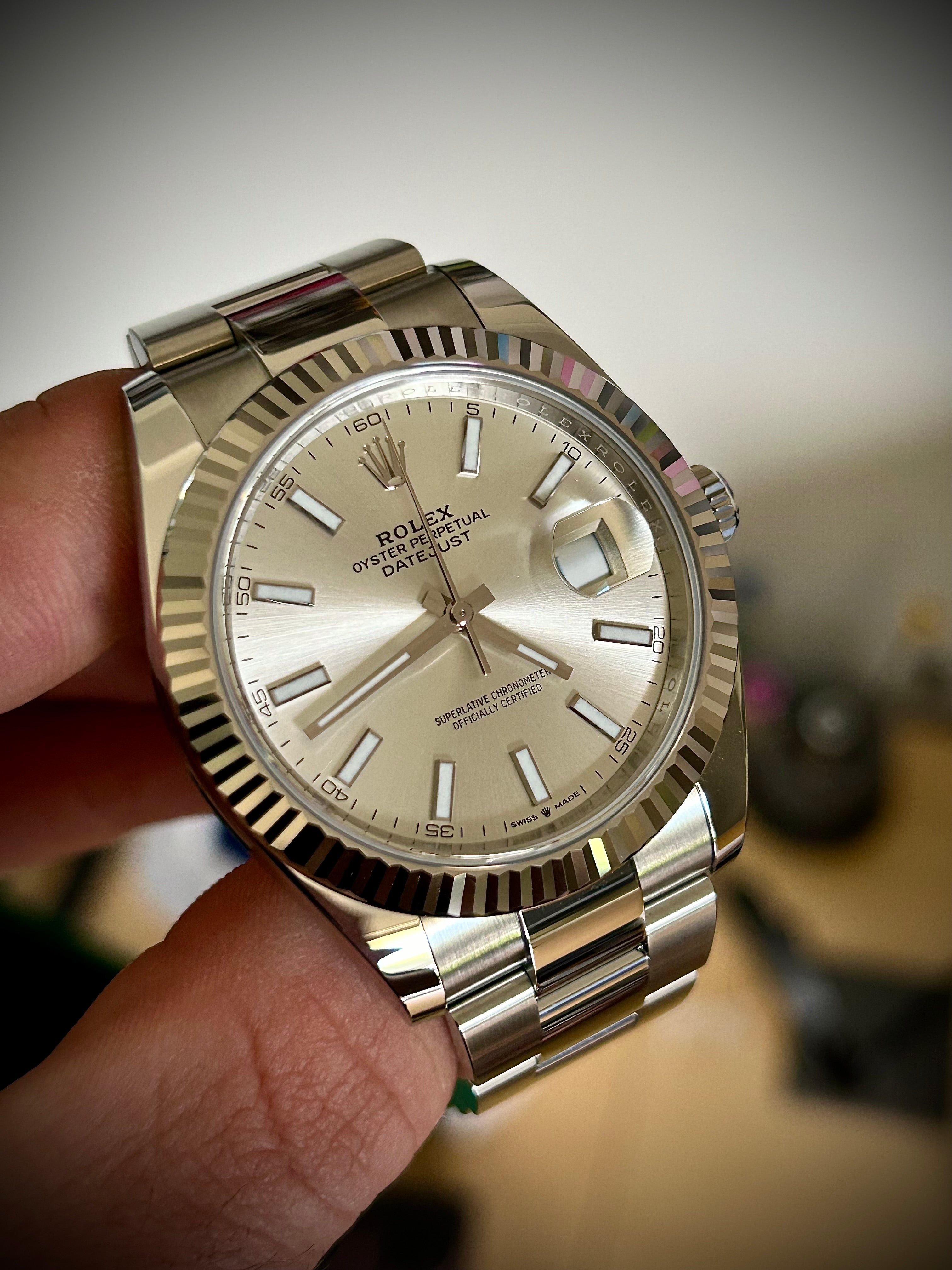 2025 ROLEX DATEJUST 41, 126334, FULL SET, INC GST