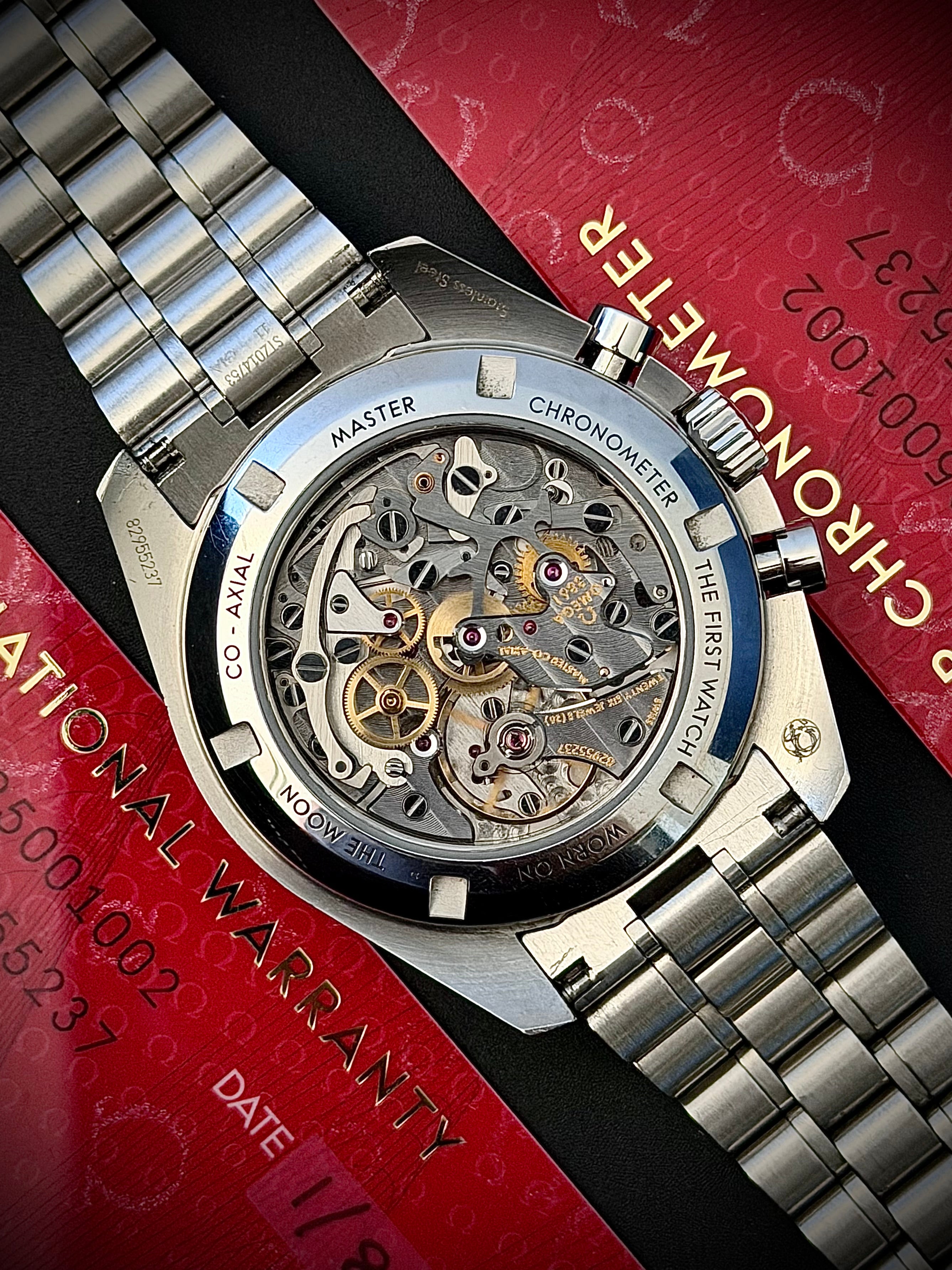 2021 OMEGA SPEEDMASTER PROFESSIONAL, SAPPHIRE SANDWICH , FULL SET, INC GST