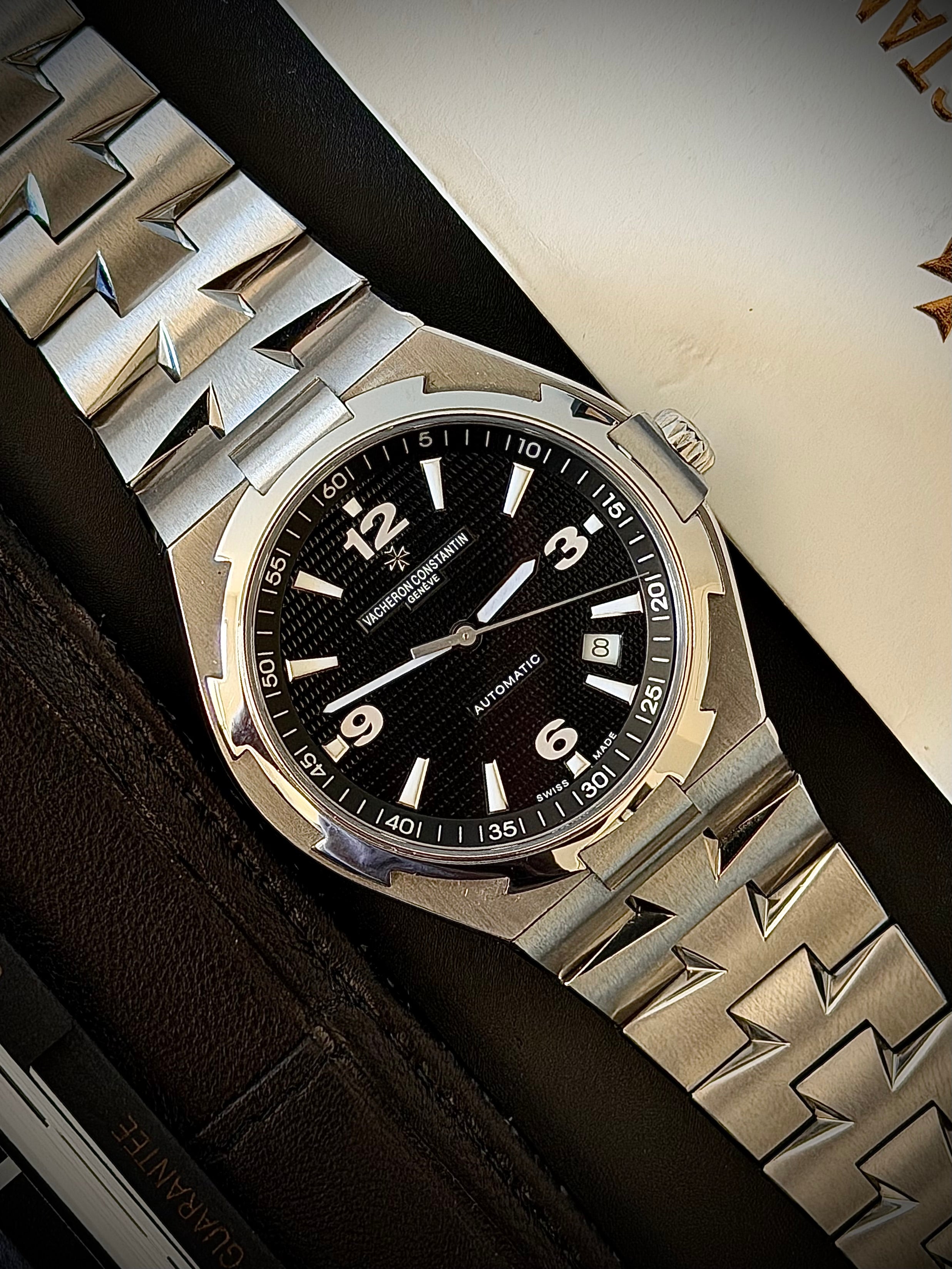 2007 VACHERON CONSTANTIN OVERSEAS, 47040/B01A-9094, BLACK DIAL, FULL SET, INC GST