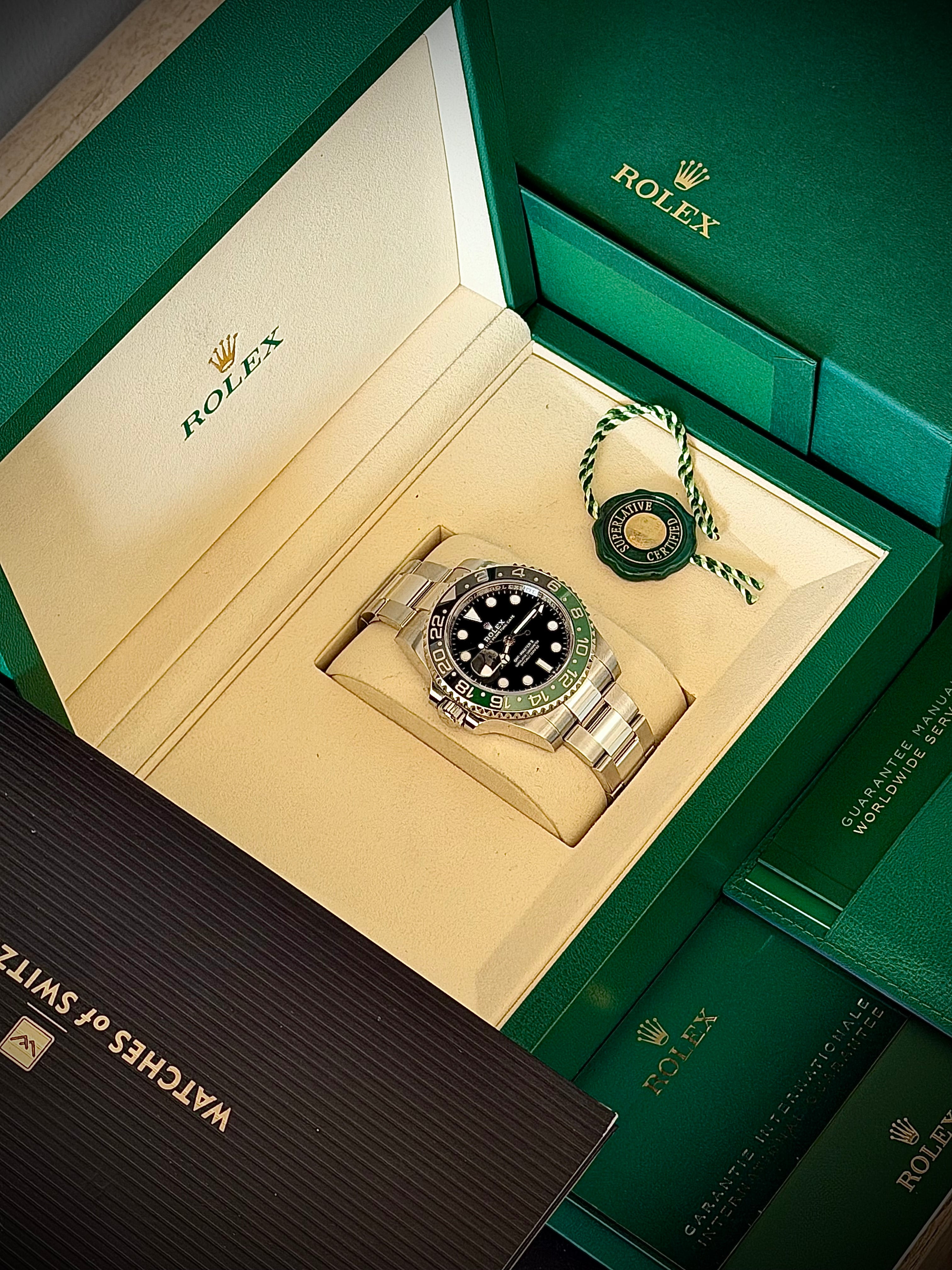 2025 ROLEX GMT-MASTER II “SPRITE”, 126720VTNR, FULL SET, INC GST