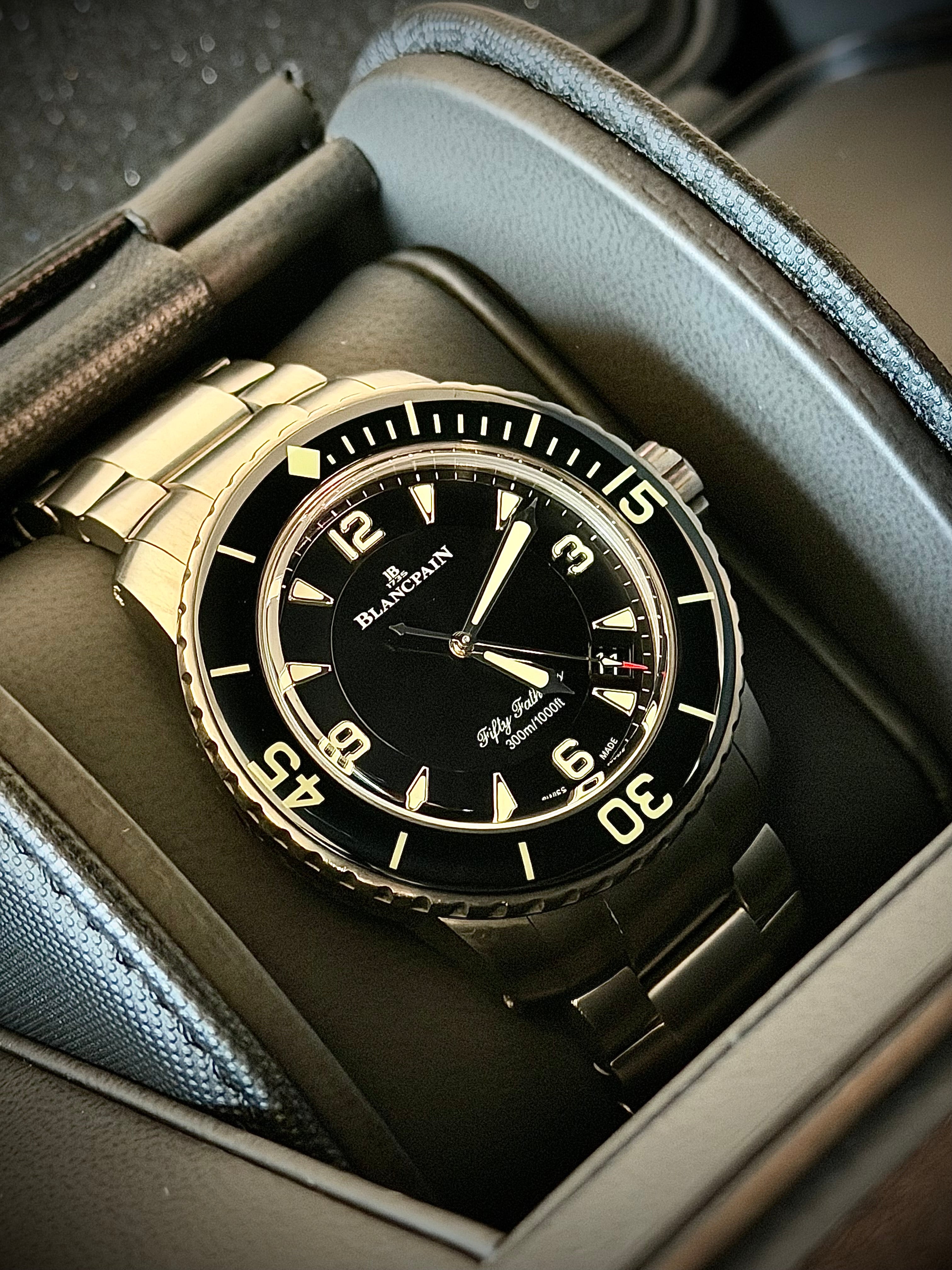 2024 BLANCPAIN FIFTY FATHOMS AUTOMATIQUE, 5015 12B30 98B, FULL SET, INC GST