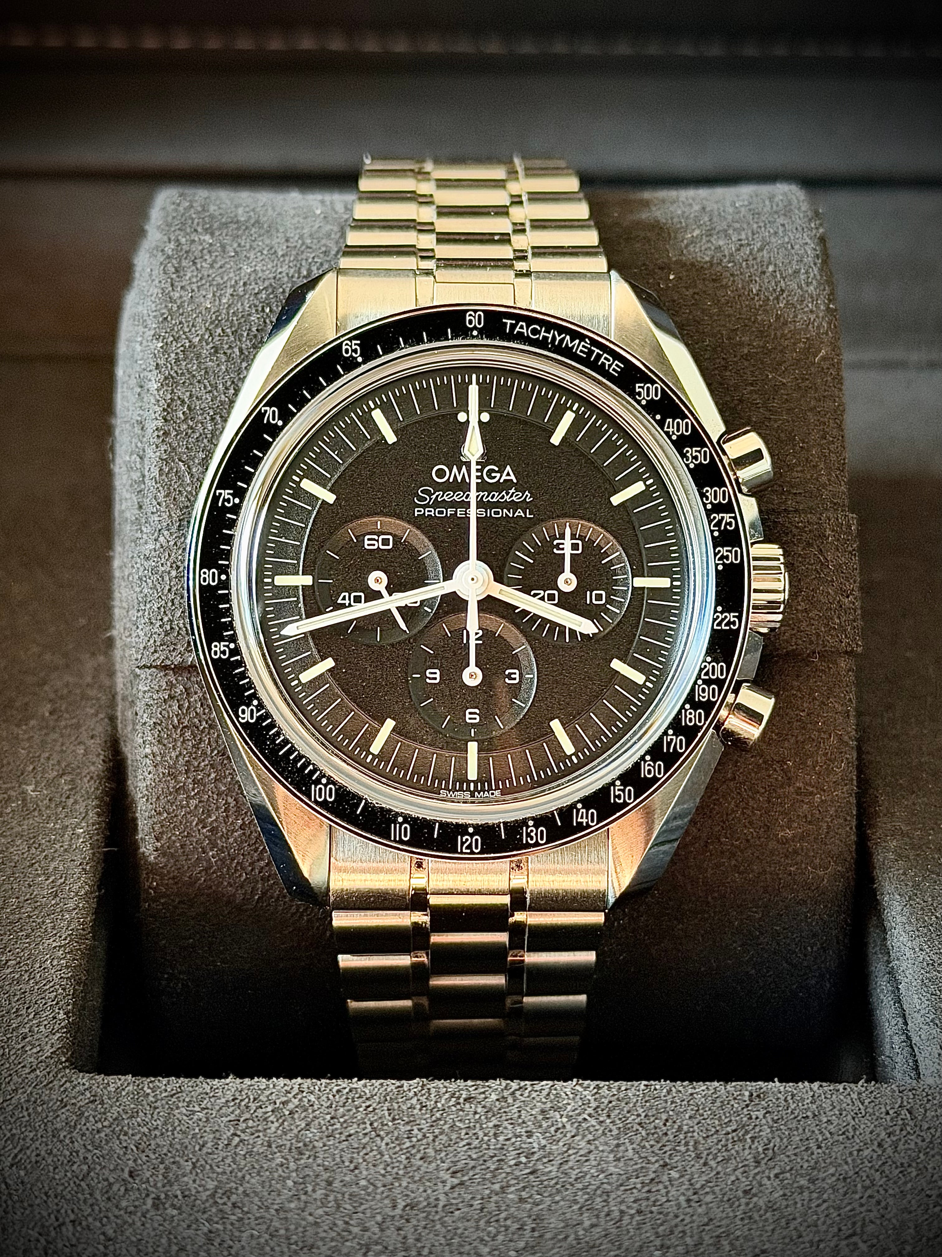 2022 OMEGA SPEEDMASTER PROFESSIONAL, SAPPHIRE SANDWICH , FULL SET, INC GST