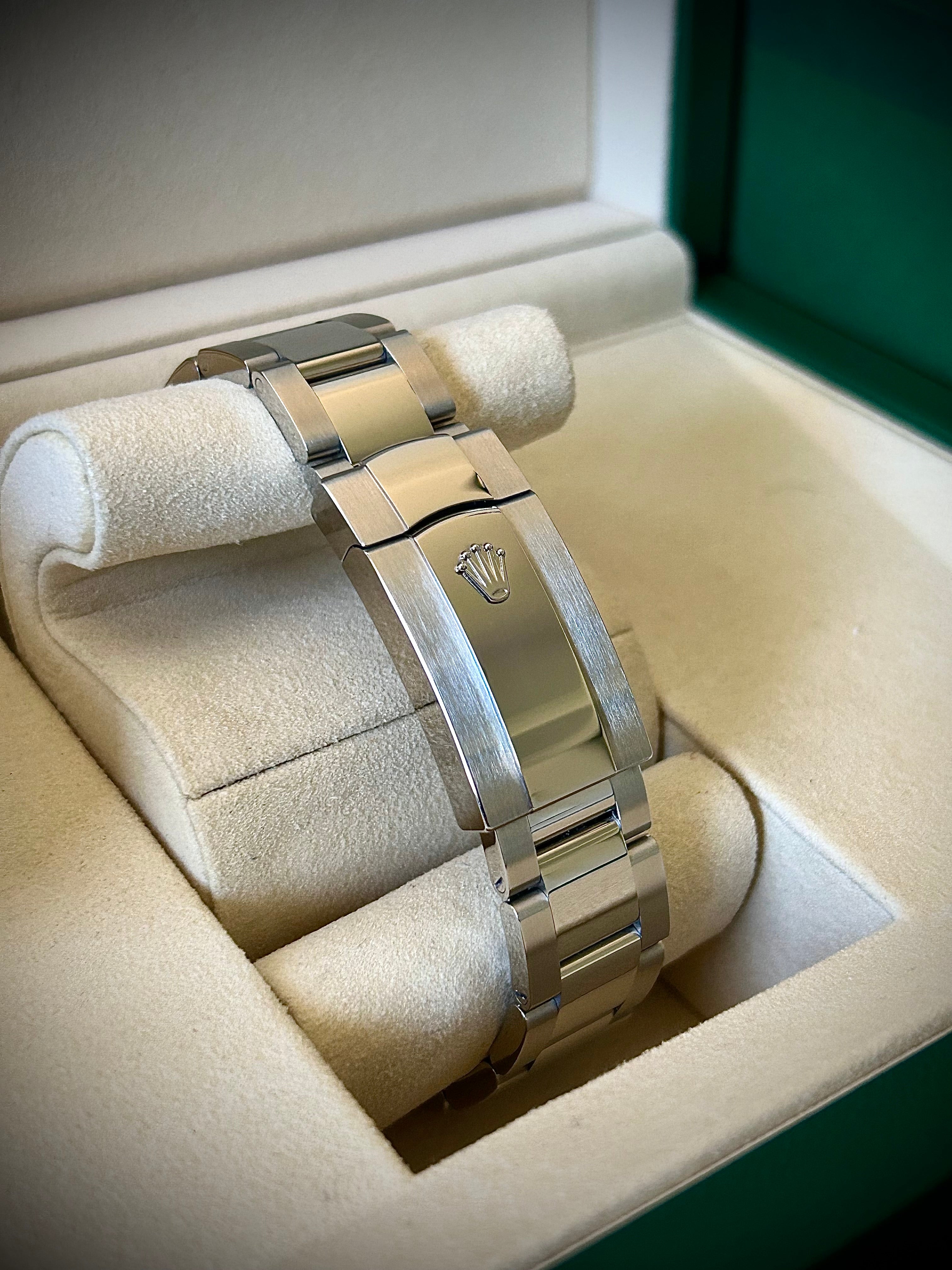 2025 ROLEX DATEJUST 41, 126300, AZZURO, FULL SET, INC GST