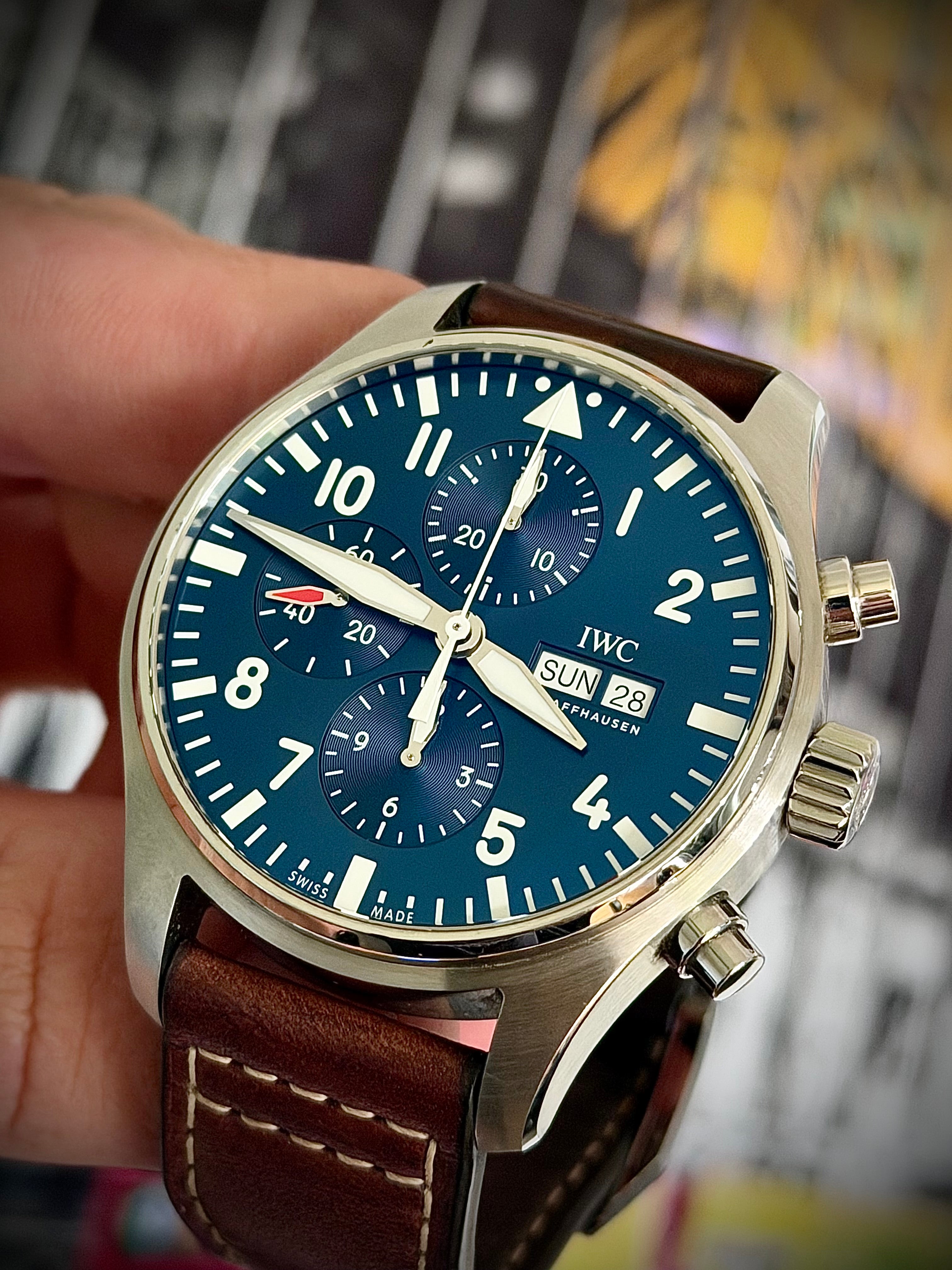 2021 IWC PILOT’S WATCH CHRONOGRAPH “LE PETIT PRINCE”, IW377714, FULL SET, INC GST
