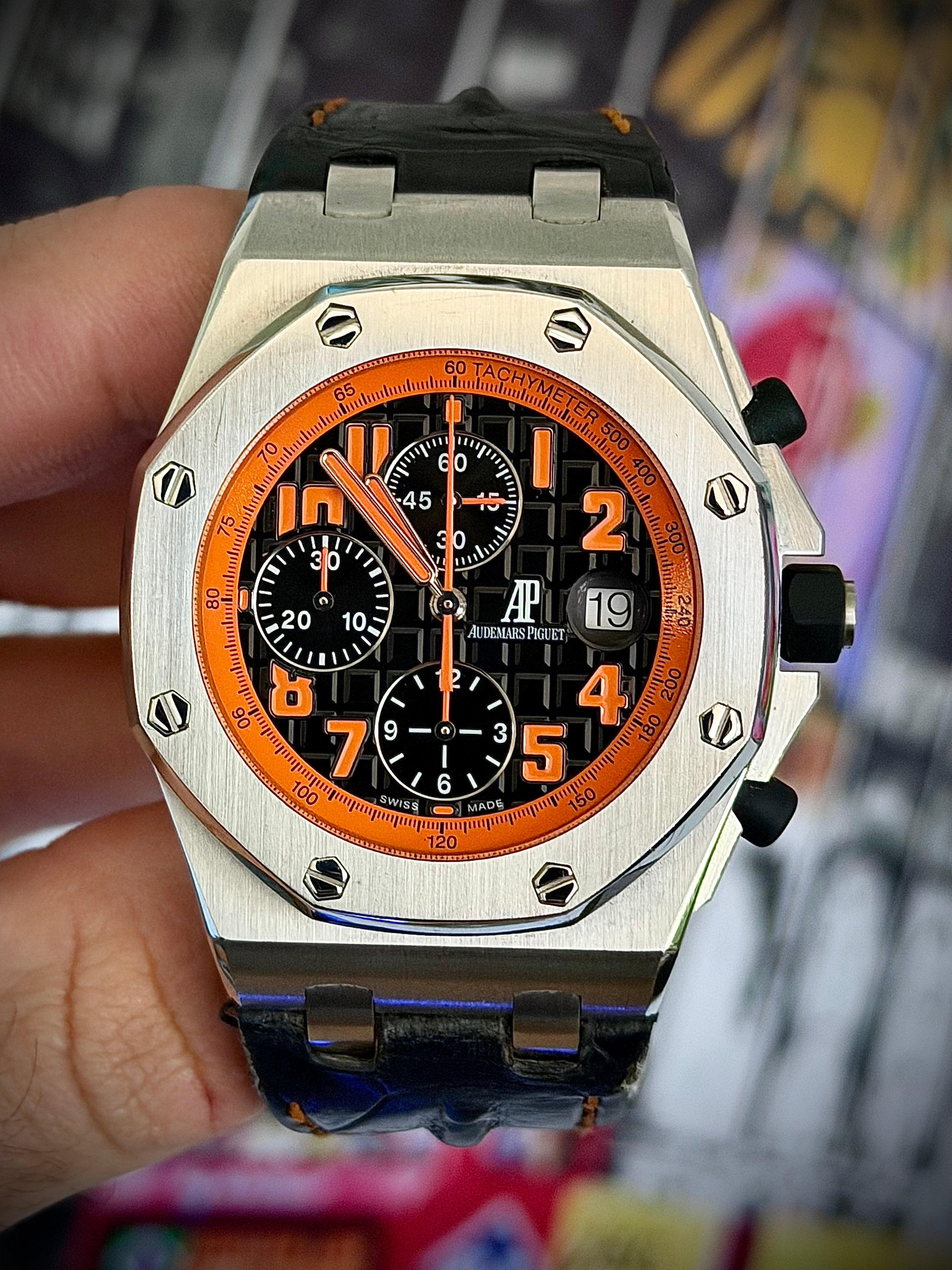 2010 AUDEMARS PIGUET ROYAL OAK OFFSHORE “VOLCANO”, 26170ST.OO.D101CR.01, FULL SET, INC GST