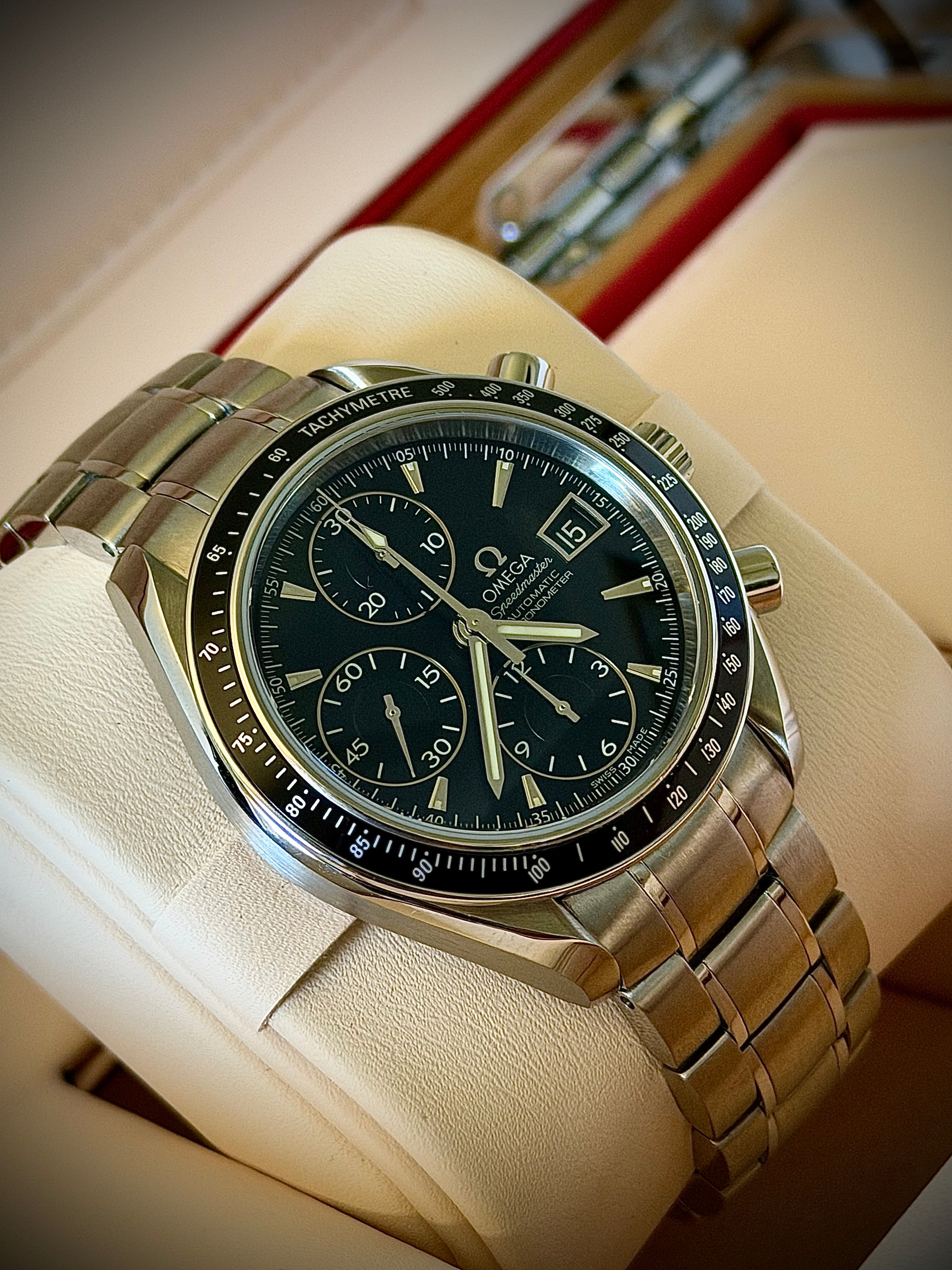 2018 OMEGA SPEEDMASTER DATE AUTOMATIC, 3210.50.00, FULL SET, INC GST