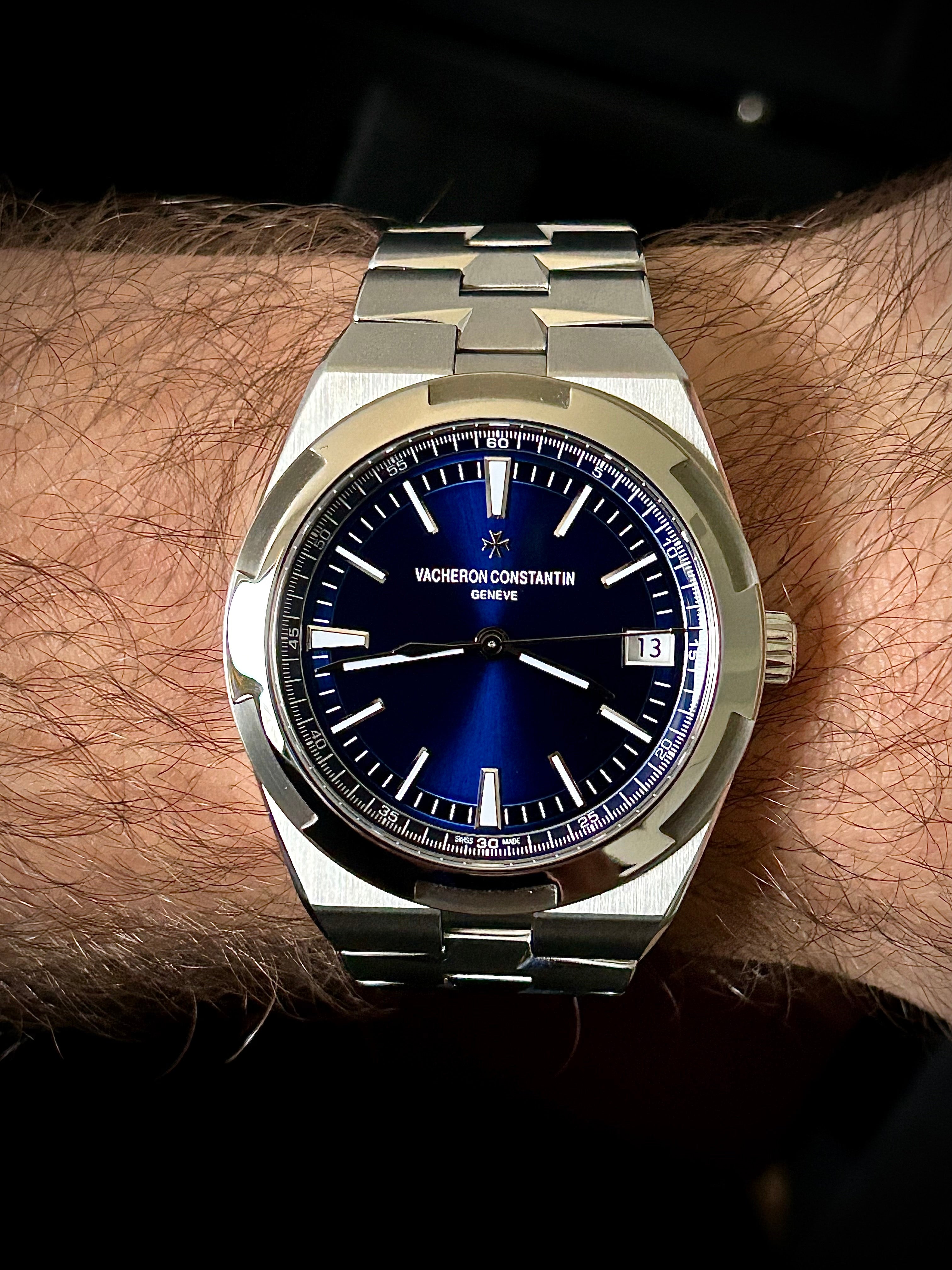 2021 VACHERON CONSTANTIN OVERSEAS, BLUE DIAL, 4500V/110A-B128, FULL SET, INC GST