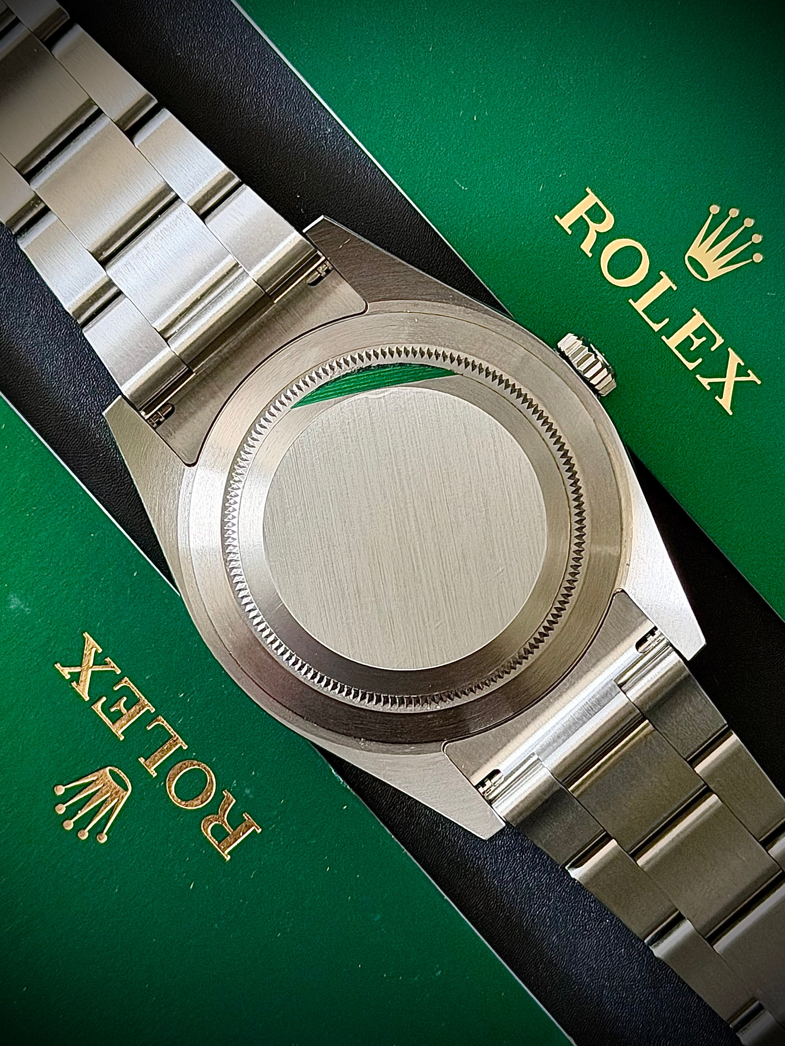 2018 ROLEX OYSTER PERPETUAL 39, 114300, RHODIUM DIAL, FULL SET, INC GST