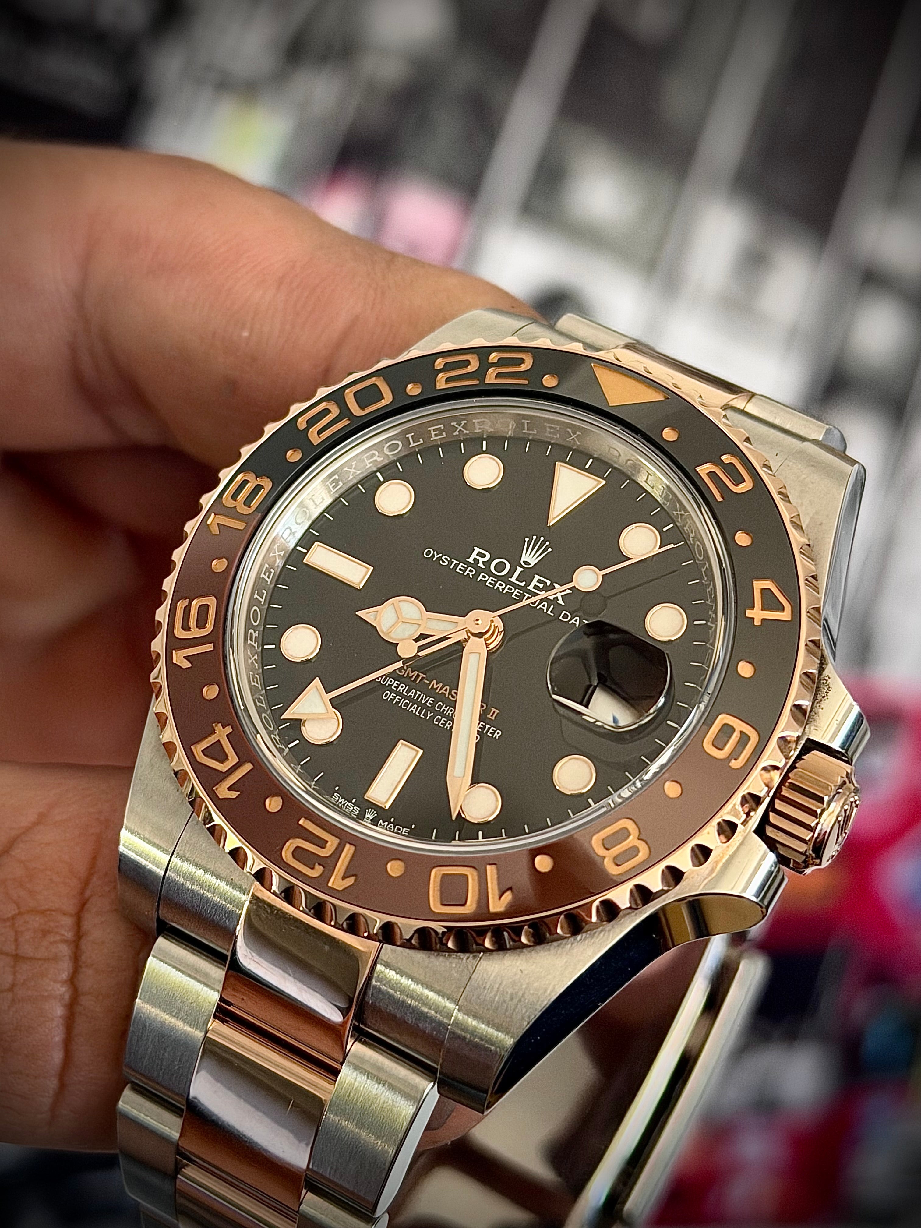 2020 ROLEX GMT MASTER II, ROOTBEER, 126711CHNR, FULL SET, INC GST