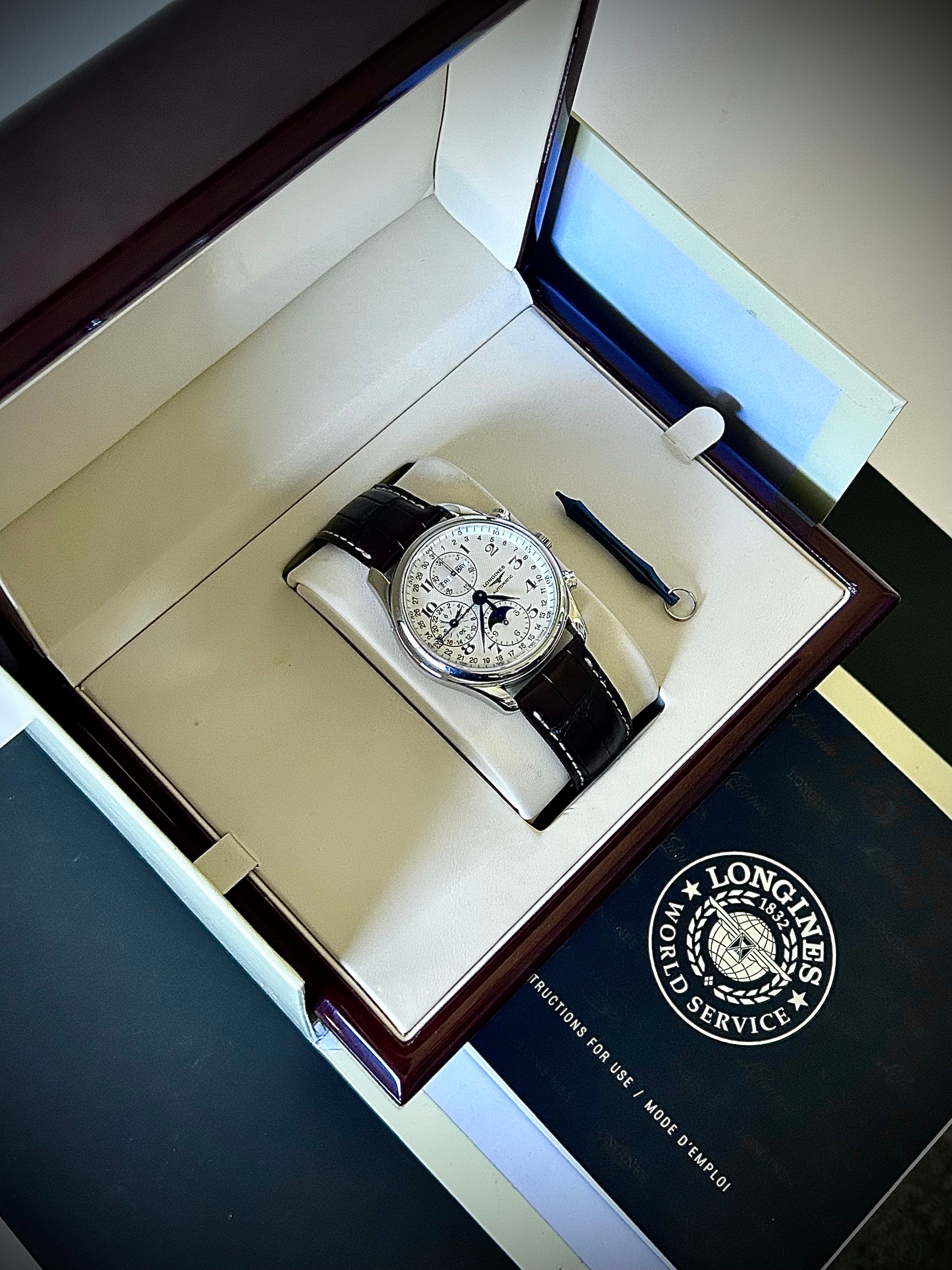 2020 LONGINES MASTER COLLECTION MOONPHASE, FULL SET, INC GST