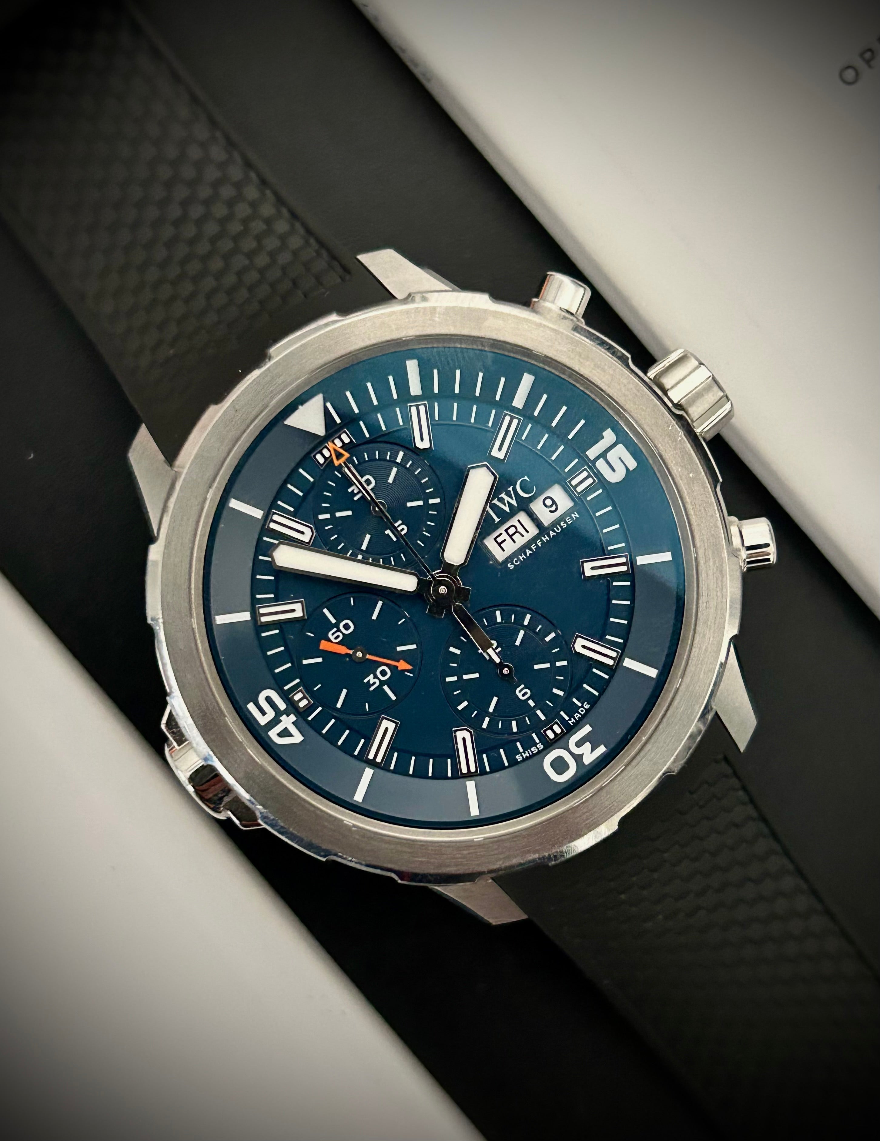 2014 IWC AQUATIMER CHRONOGRAPH, IW376805, FULL SET, INC GST