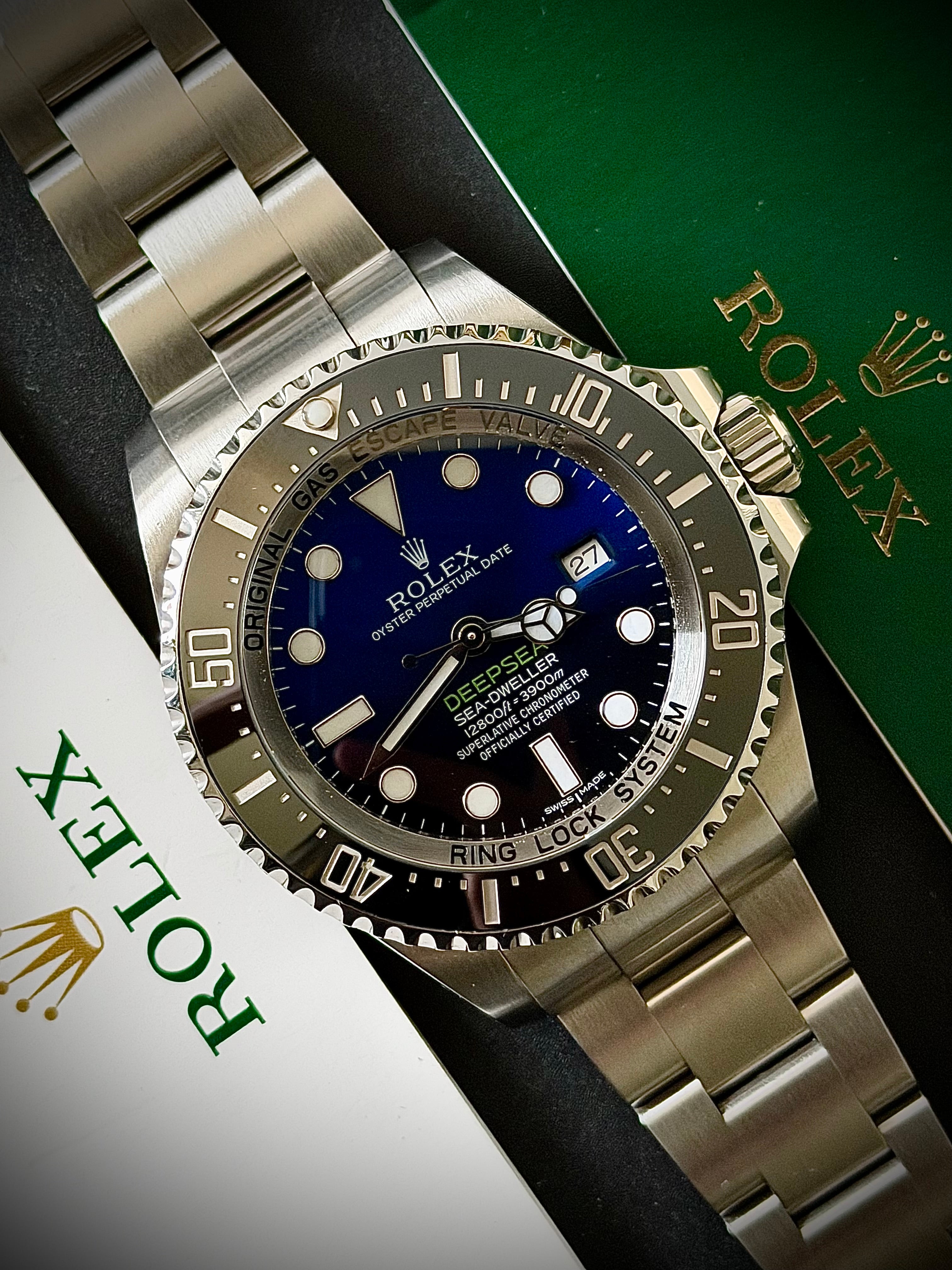 2017 ROLEX SEA-DWELLER DEEPSEA “JAMES CAMERON”, 116660, BOX AND PAPERS, INC GST