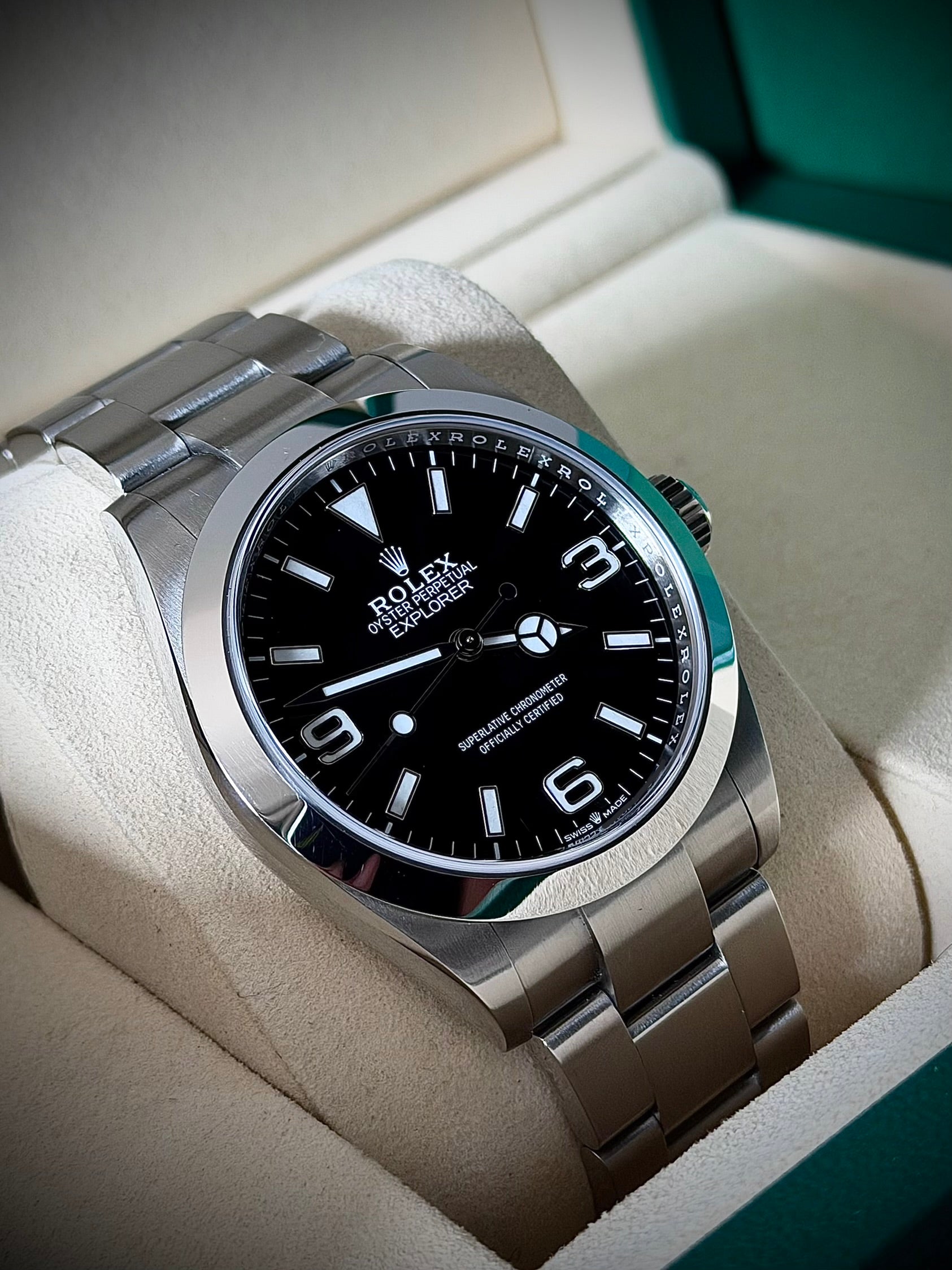 2025 ROLEX EXPLORER 40, 224270, FULL SET, INC GST