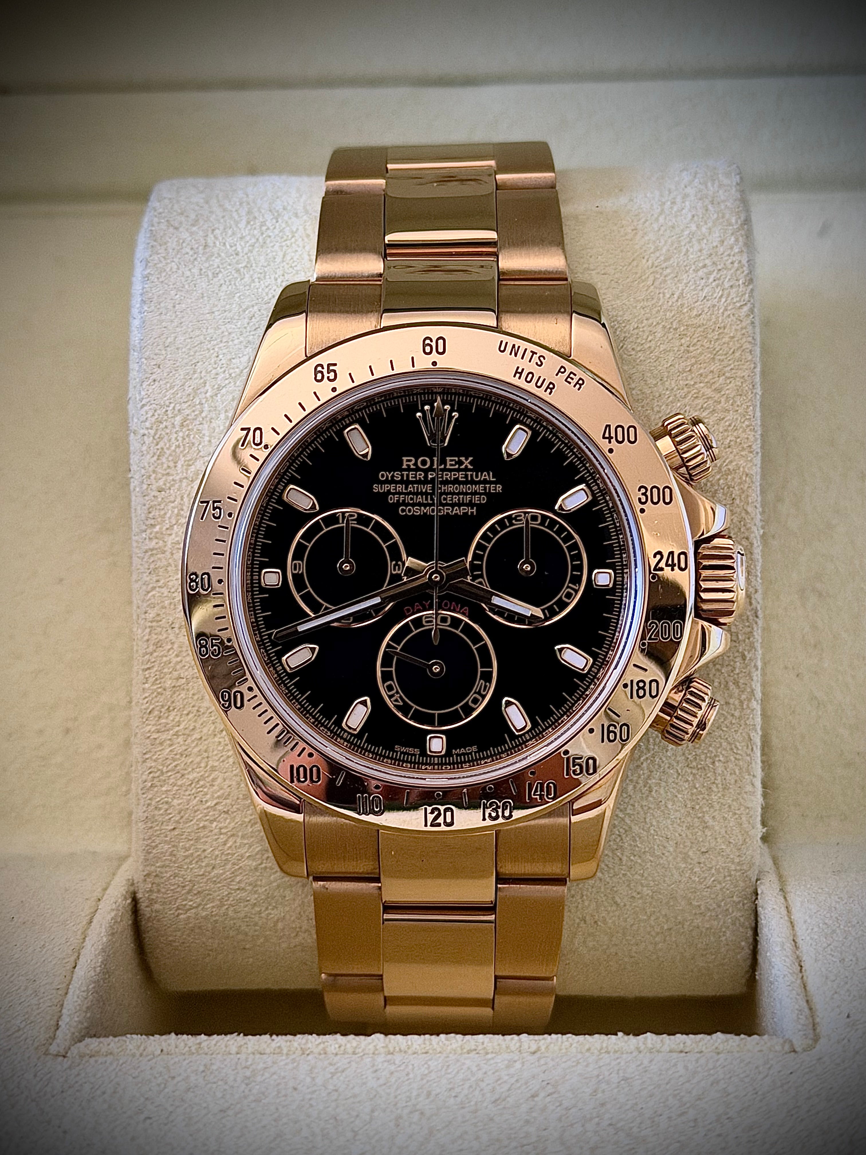 2014 ROLEX DAYTONA, 116528, BOX AND PAPERS, INC GST