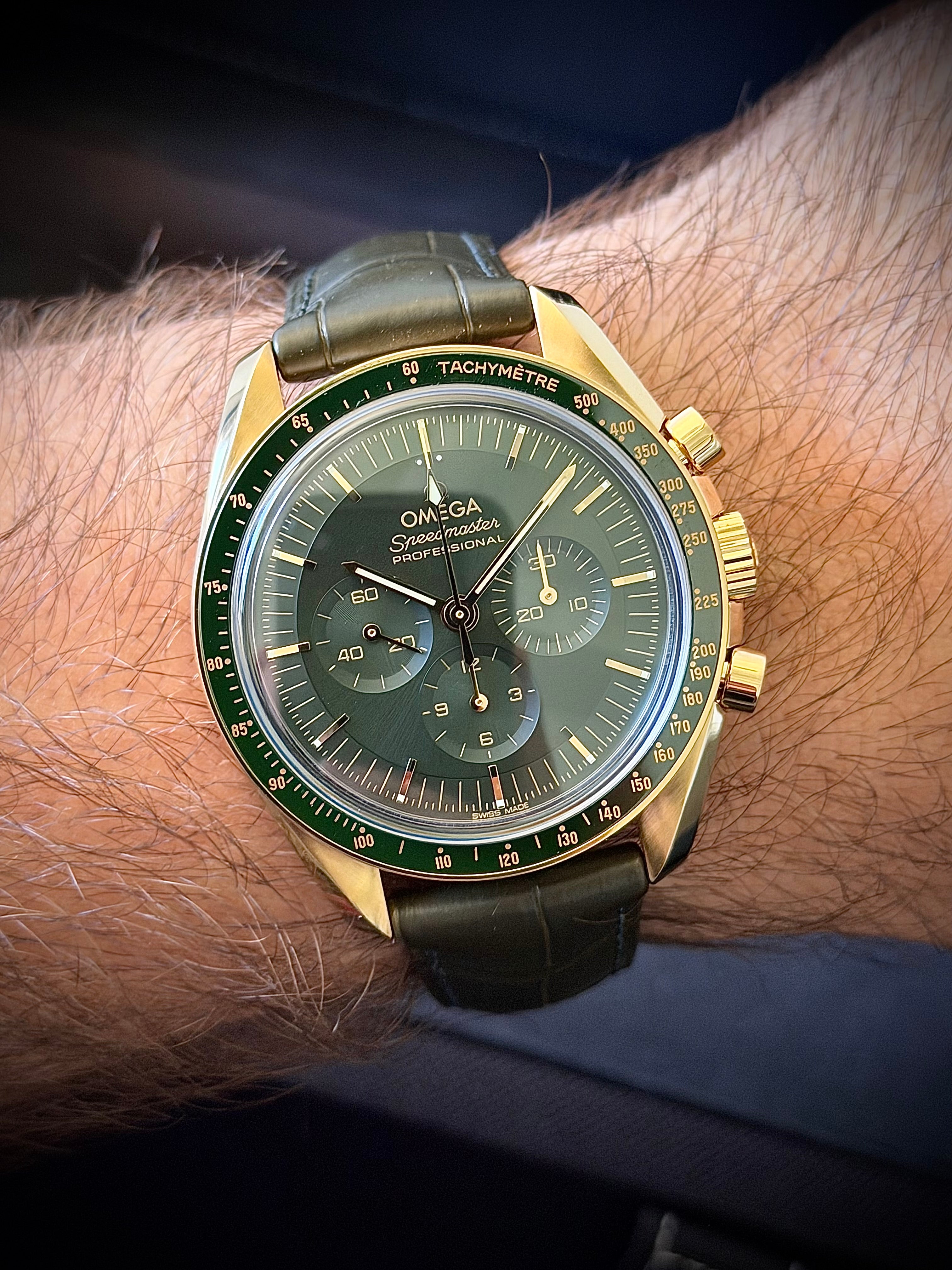 2023 OMEGA SPEEDMASTER MOONSHINE GOLD, FULL SET, INC GST