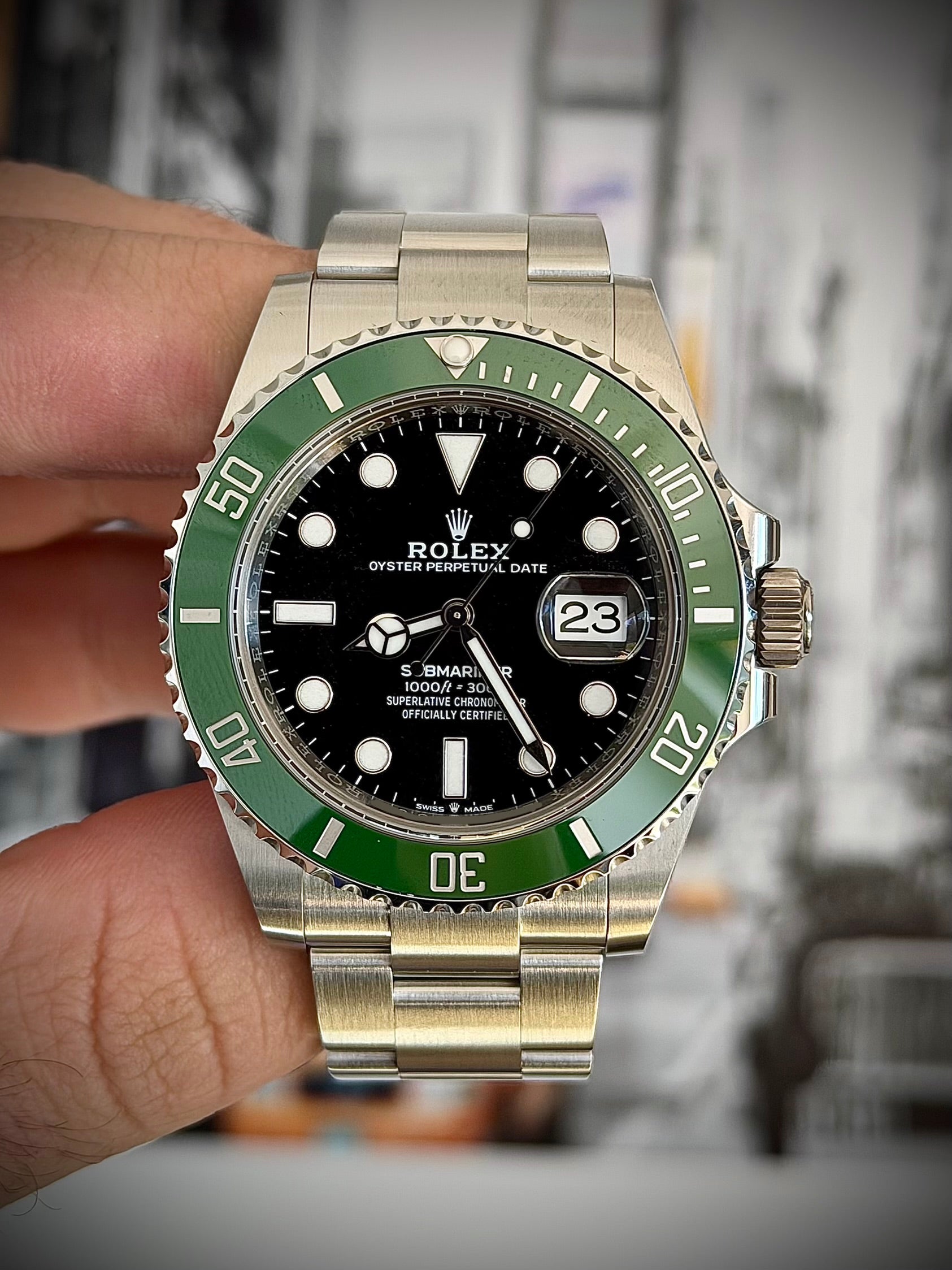 2025 ROLEX SUBMARINER DATE, 126610LV, STARBUCKS, FULL SET, INC GST